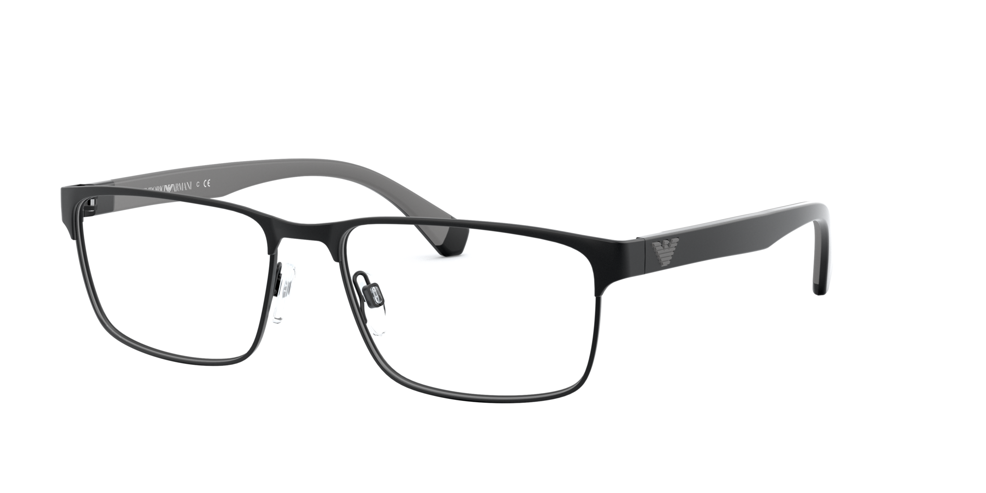 Emporio Armani Uomo Emporio Armani EA1105 3014 Montature da vista Metallo Nero Squadrata Normale