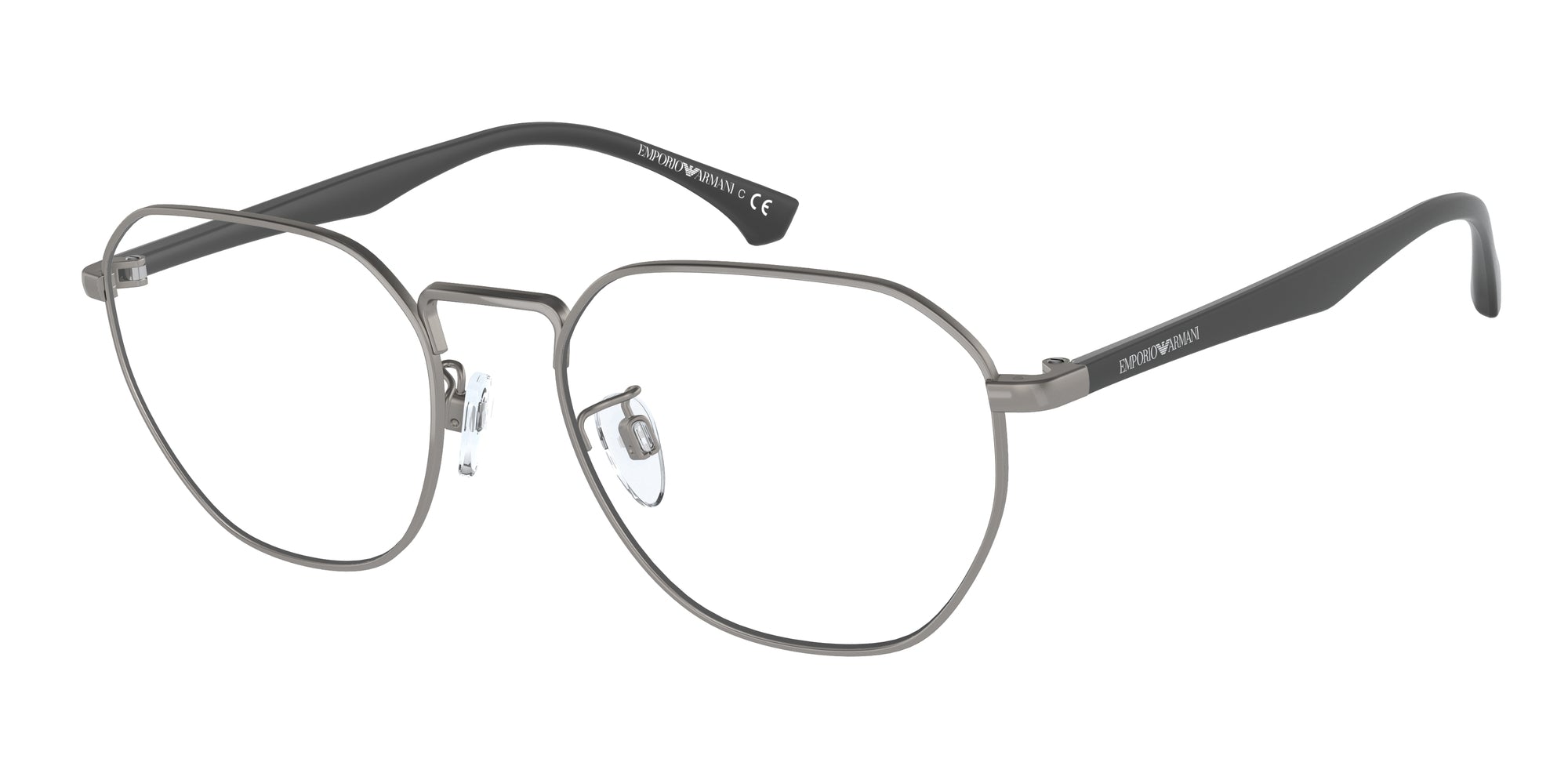 Emporio Armani Uomo Emporio Armani EA1128D 3010 Montature da vista Metallo Grigio Rotonda Normale Emporio Armani Uomo Emporio Armani EA1128D 3010 Montature da vista Metallo Grigio Rotonda Normale