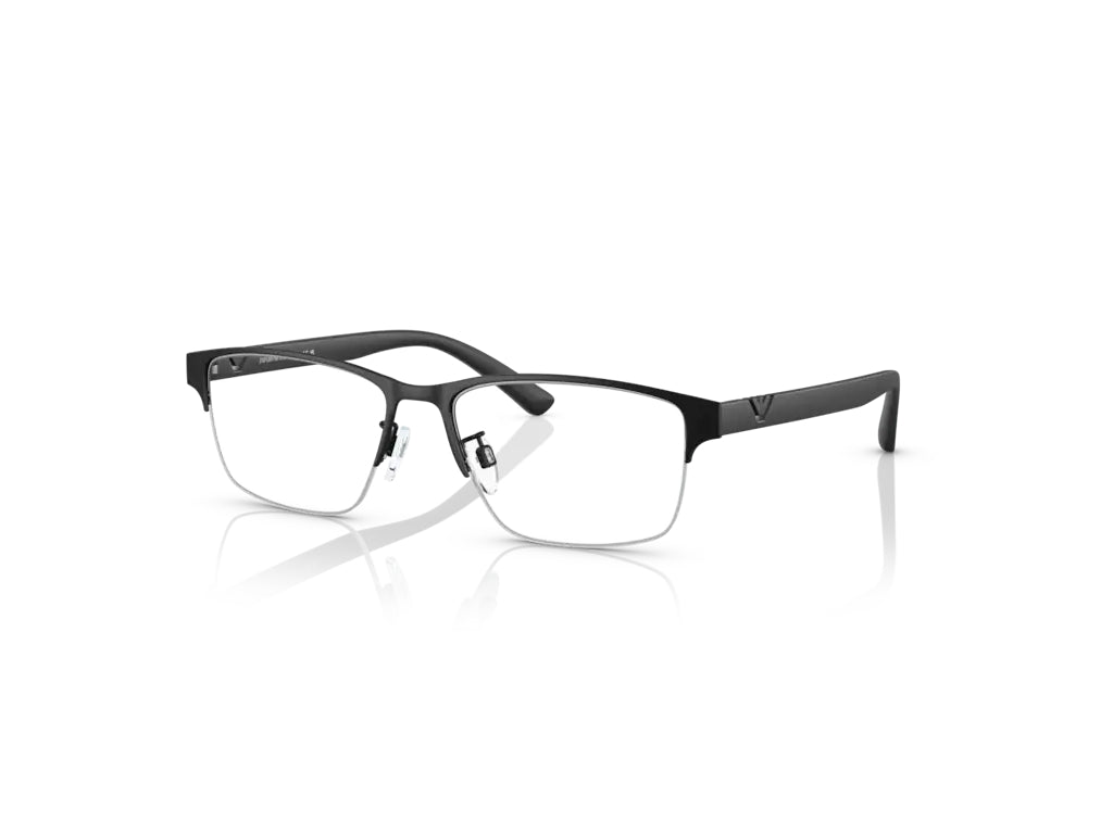 Emporio Armani Uomo Emporio Armani EA1138 3001 Montature da vista Metallo Nero Trasparente Pillow Normale Emporio Armani Uomo Emporio Armani EA1138 3001 Montature da vista Metallo Nero Trasparente Pillow Normale