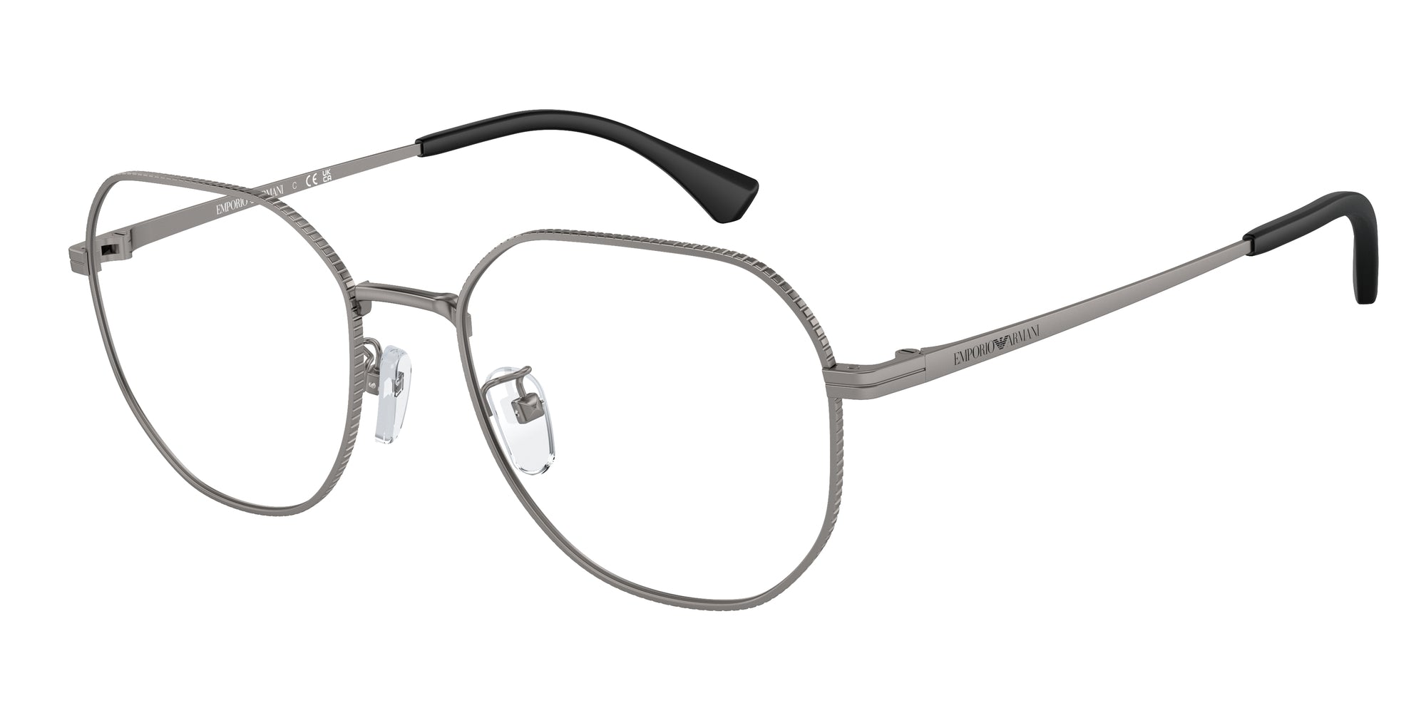 Emporio Armani Uomo Emporio Armani EA1154D 3003 Montature da vista Metallo Grigio Trasparente Rotonda Normale Emporio Armani Uomo Emporio Armani EA1154D 3003 Montature da vista Metallo Grigio Trasparente Rotonda Normale