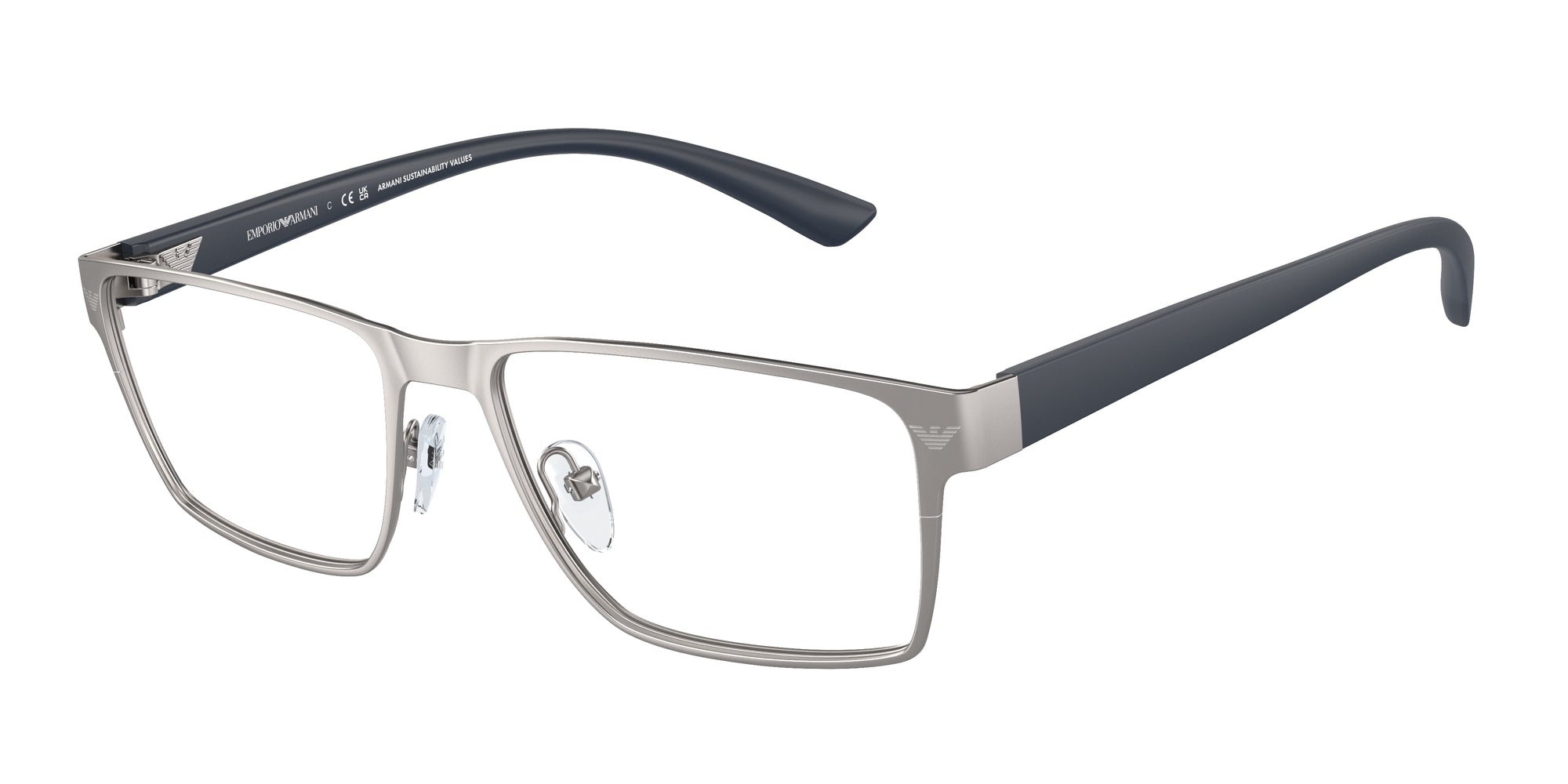 Emporio Armani Uomo Emporio Armani EA1157 3003 Montature da vista Metallo Grigio Squadrata Normale Emporio Armani Uomo Emporio Armani EA1157 3003 Montature da vista Metallo Grigio Squadrata Normale