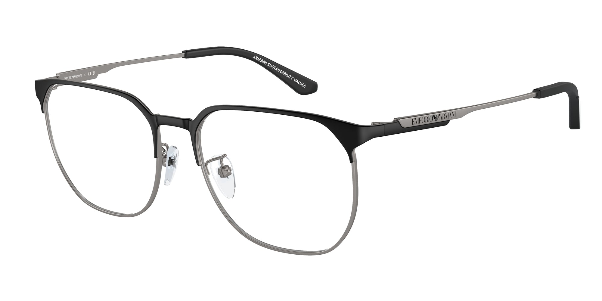 Emporio Armani Uomo Emporio Armani EA1158D 3001 Montature da vista Metallo Nero Pantos Normale Emporio Armani Uomo Emporio Armani EA1158D 3001 Montature da vista Metallo Nero Pantos Normale