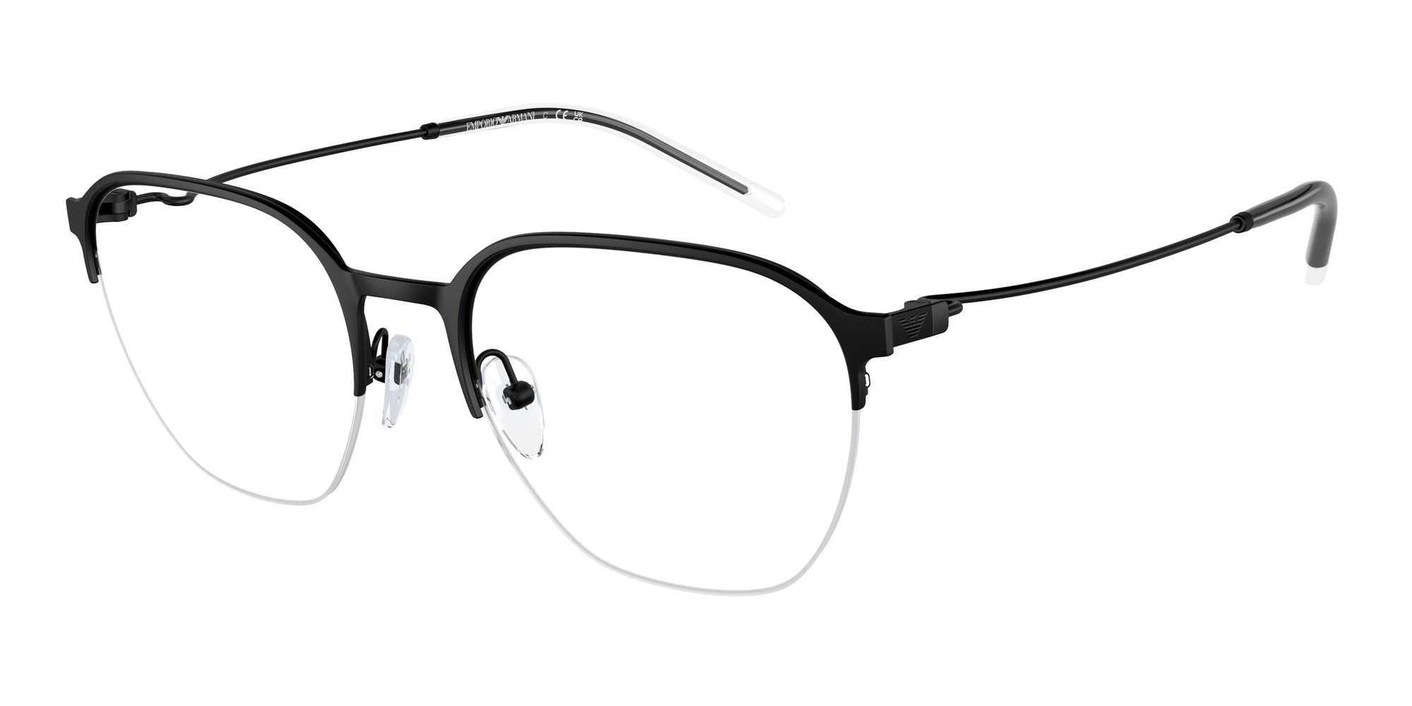 Emporio Armani Uomo Emporio Armani EA1160 3001 Montature da vista Metallo Nero Trasparente Pantos Normale Emporio Armani Uomo Emporio Armani EA1160 3001 Montature da vista Metallo Nero Trasparente Pantos Normale