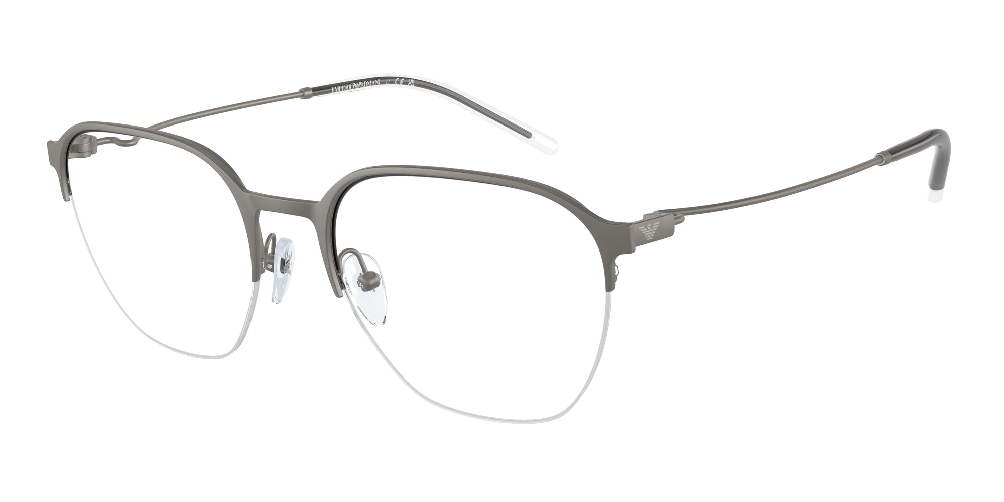 Emporio Armani Uomo Emporio Armani EA1160 3003 Montature da vista Metallo Grigio Trasparente Pantos Normale Emporio Armani Uomo Emporio Armani EA1160 3003 Montature da vista Metallo Grigio Trasparente Pantos Normale