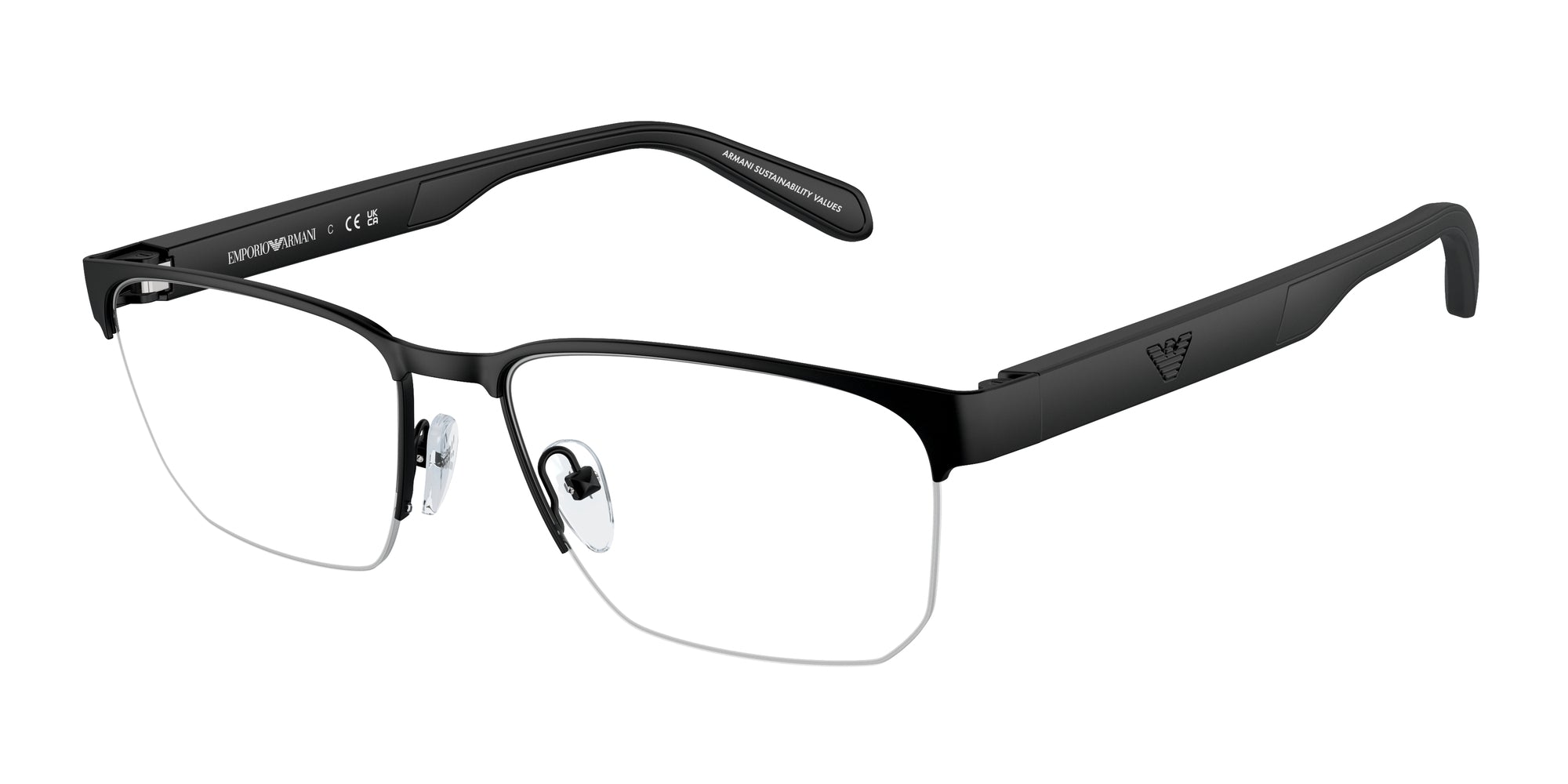 Emporio Armani Uomo Emporio Armani EA1162 3001 Montature da vista Metallo Nero Geometrica Normale Emporio Armani Uomo Emporio Armani EA1162 3001 Montature da vista Metallo Nero Geometrica Normale