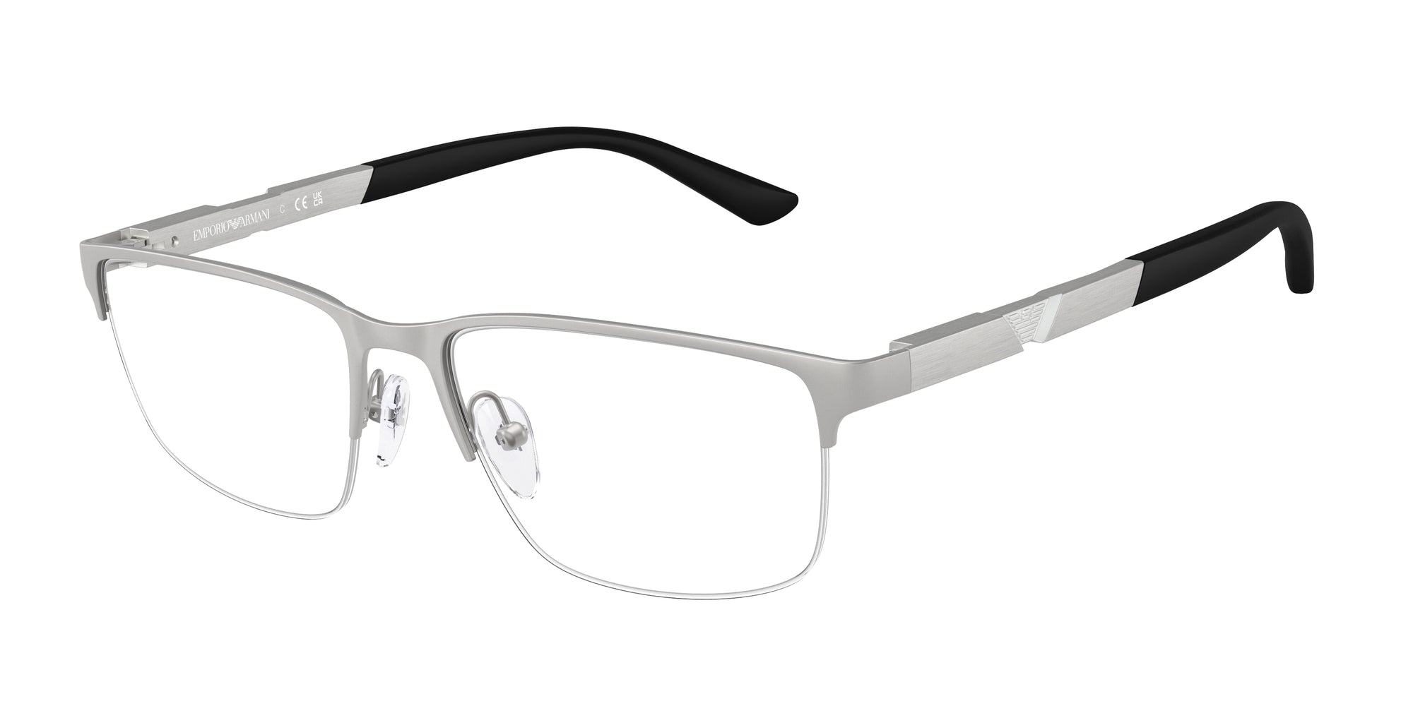 Emporio Armani Uomo Emporio Armani EA1164 3045 Montature da vista Metallo Argento Squadrata Normale Emporio Armani Uomo Emporio Armani EA1164 3045 Montature da vista Metallo Argento Squadrata Normale