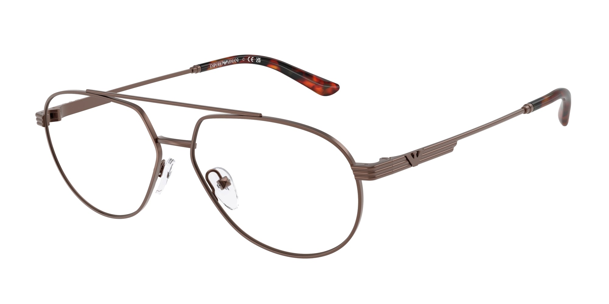 Emporio Armani Uomo Emporio Armani EA1165 3006 Montature da vista Metallo Bronzo Pilot Normale Emporio Armani Uomo Emporio Armani EA1165 3006 Montature da vista Metallo Bronzo Pilot Normale