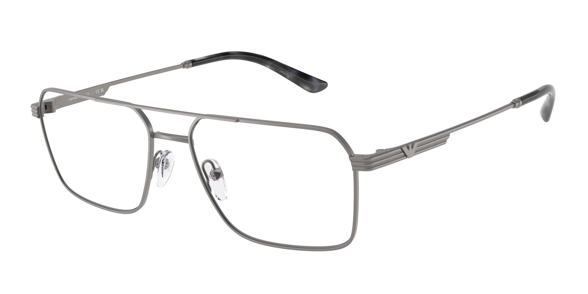 Emporio Armani Uomo Emporio Armani EA1166 3003 Montature da vista Metallo Grigio Squadrata Normale