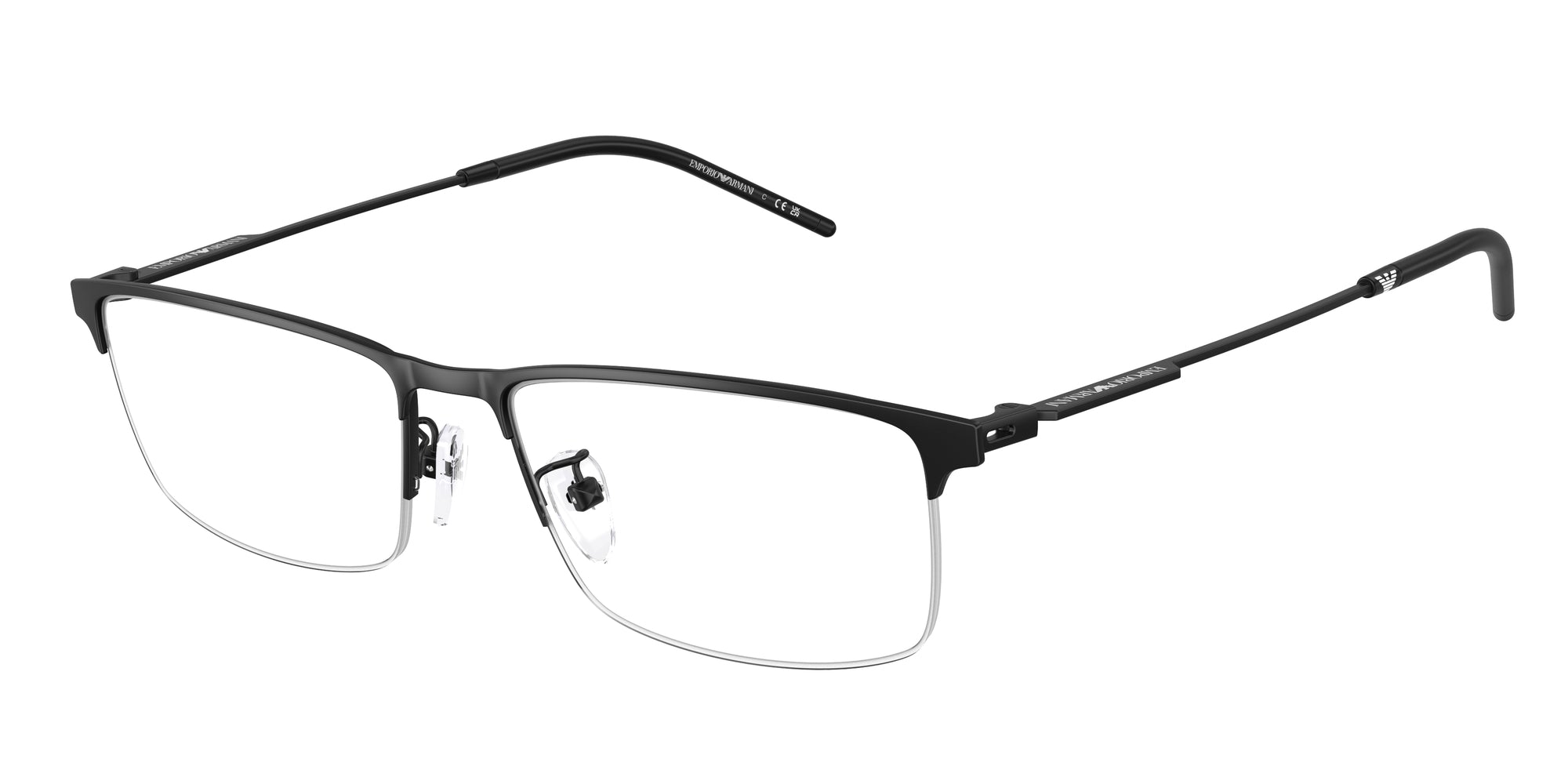 Emporio Armani Uomo Emporio Armani EA1168D 3001 Montature da vista Metallo Nero Squadrata Normale