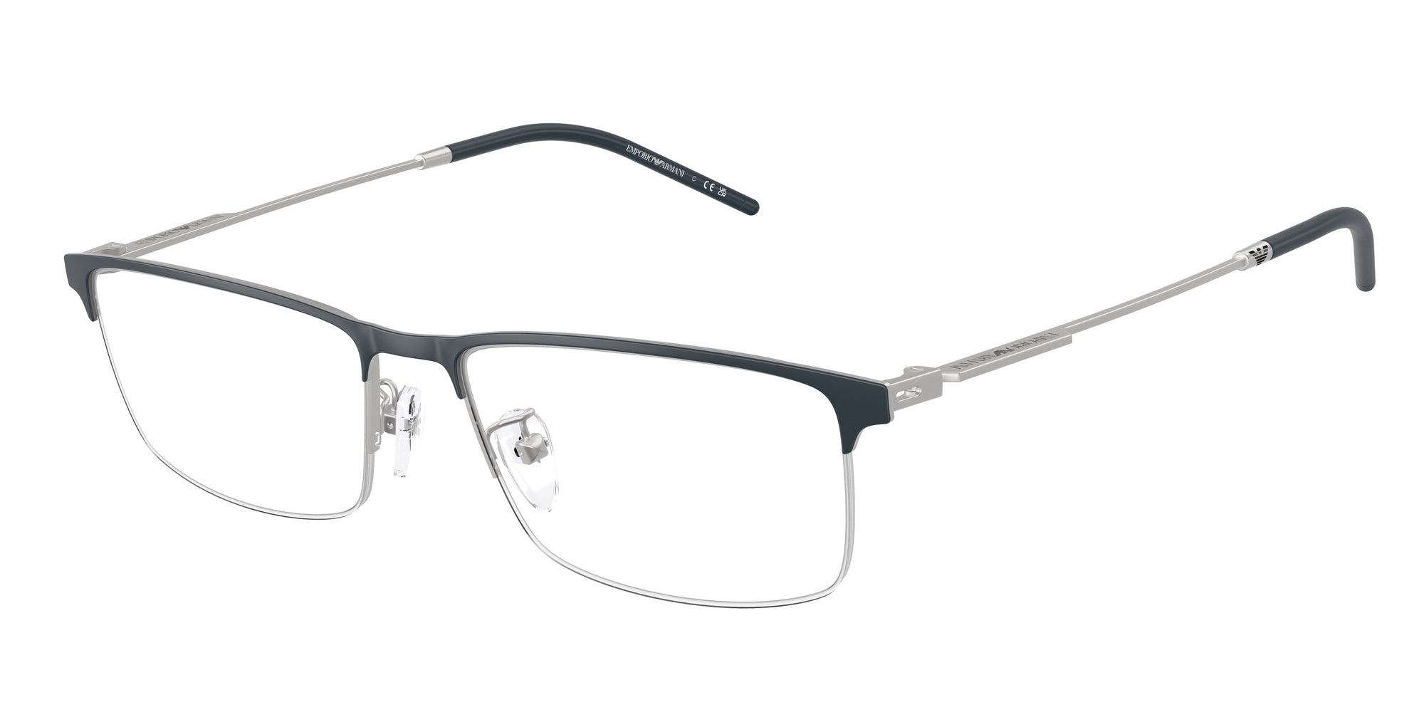 Emporio Armani Uomo Emporio Armani EA1168D 3042 Montature da vista Metallo Blu Squadrata Normale Emporio Armani Uomo Emporio Armani EA1168D 3042 Montature da vista Metallo Blu Squadrata Normale