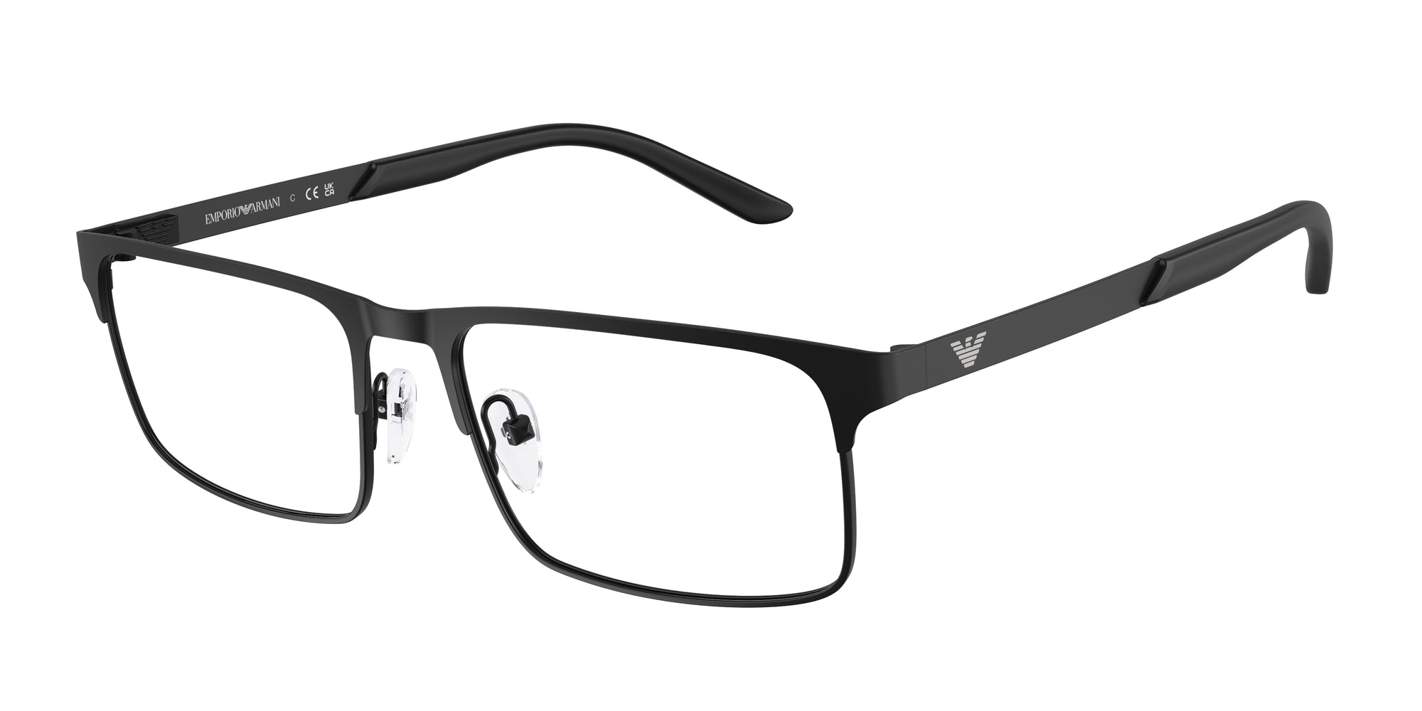 Emporio Armani Uomo Emporio Armani EA1170 3001 Montature da vista Metallo Nero Squadrata Normale Emporio Armani Uomo Emporio Armani EA1170 3001 Montature da vista Metallo Nero Squadrata Normale
