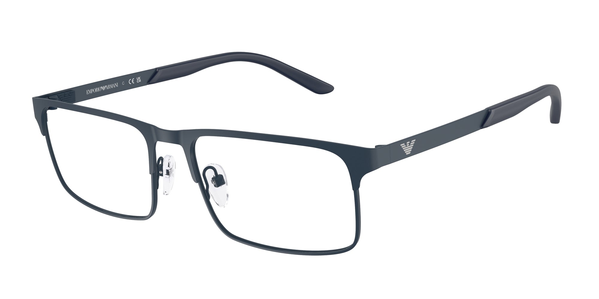 Emporio Armani Uomo Emporio Armani EA1170 3396 Montature da vista Metallo Blu Squadrata Normale