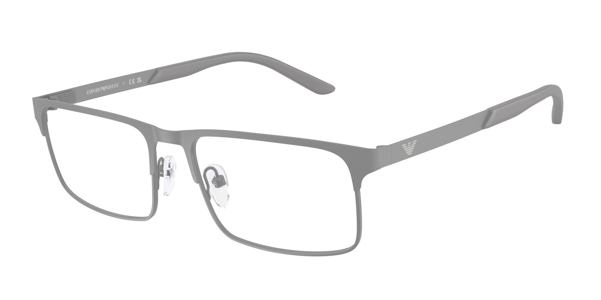 Emporio Armani Uomo Emporio Armani EA1170 3398 Montature da vista Metallo Grigio Squadrata Normale Emporio Armani Uomo Emporio Armani EA1170 3398 Montature da vista Metallo Grigio Squadrata Normale