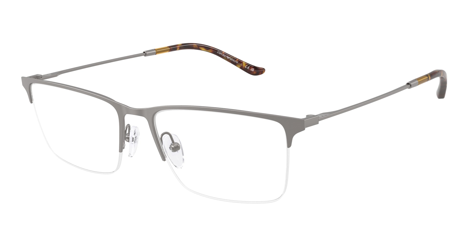 Emporio Armani Uomo Emporio Armani EA1171 3003 Montature da vista Metallo Grigio Squadrata Normale Emporio Armani Uomo Emporio Armani EA1171 3003 Montature da vista Metallo Grigio Squadrata Normale
