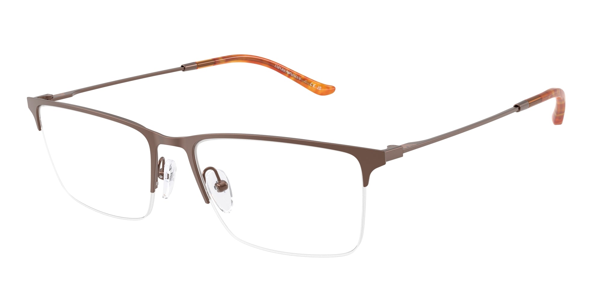 Emporio Armani Uomo Emporio Armani EA1171 3004 Montature da vista Metallo Bronzo Squadrata Normale