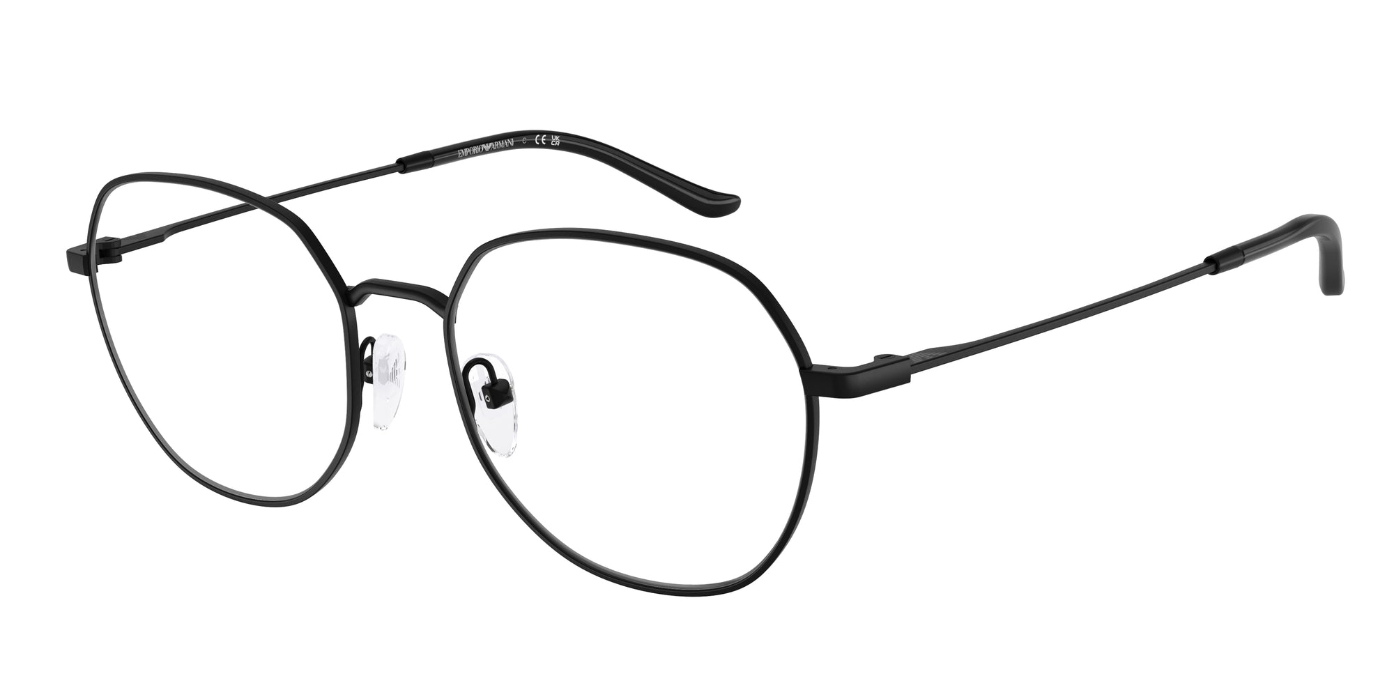 Emporio Armani Uomo Emporio Armani EA1174D 3001 Montature da vista Metallo Nero Rotonda Normale Emporio Armani Uomo Emporio Armani EA1174D 3001 Montature da vista Metallo Nero Rotonda Normale