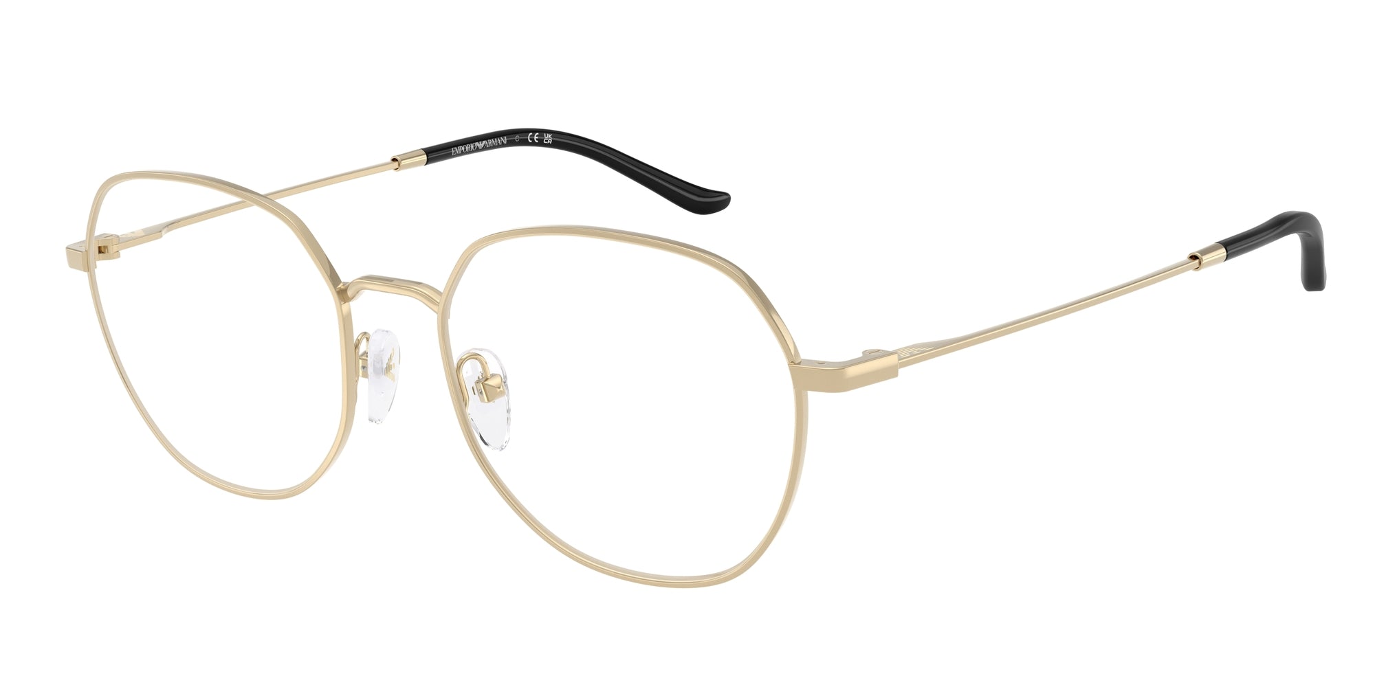 Emporio Armani Uomo Emporio Armani EA1174D 3013 Montature da vista Metallo Oro Rotonda Normale