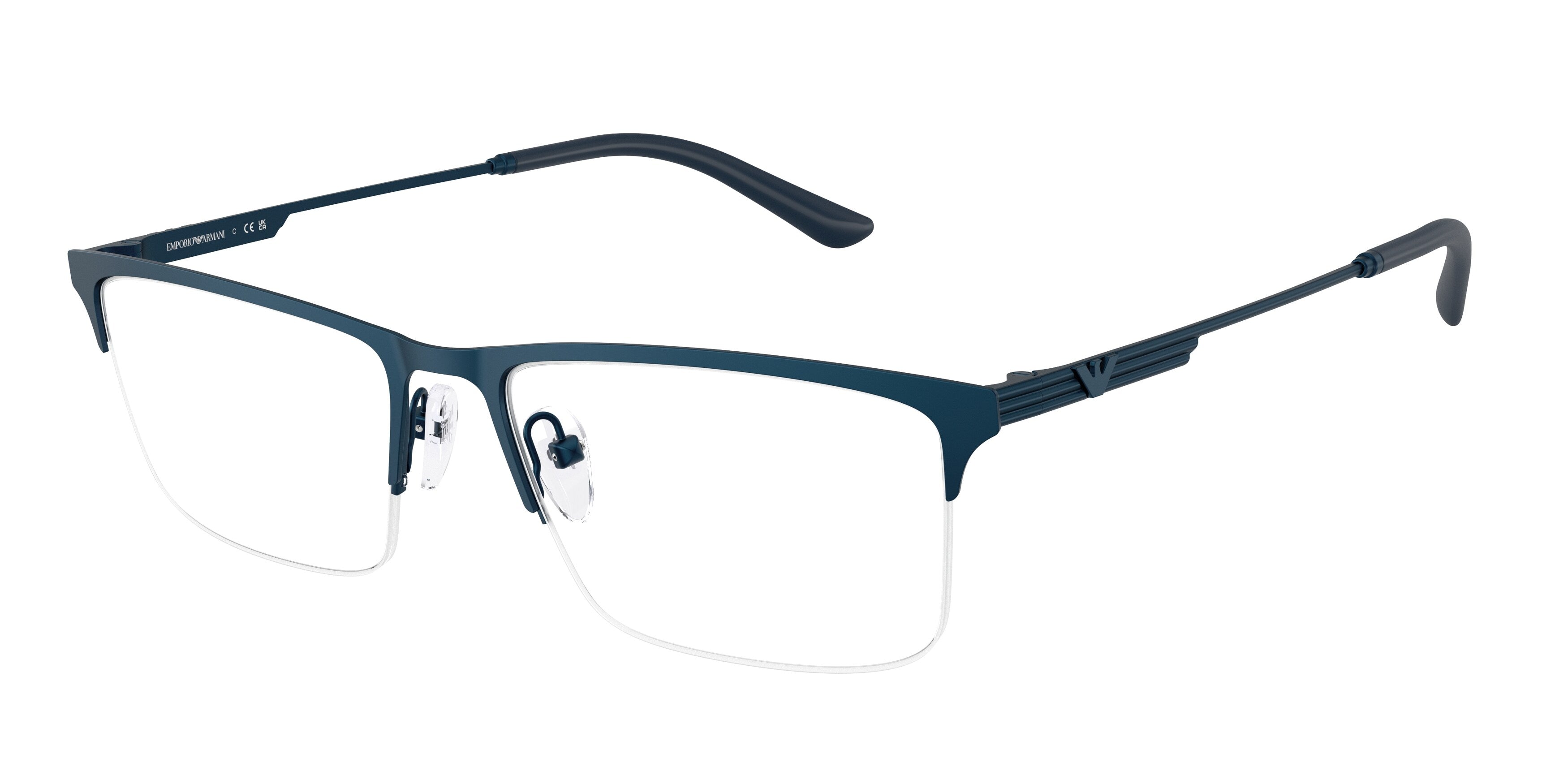 Emporio Armani Uomo Emporio Armani EA1177 3424 Montature da vista Metallo Blu Squadrata Normale Emporio Armani Uomo Emporio Armani EA1177 3424 Montature da vista Metallo Blu Squadrata Normale