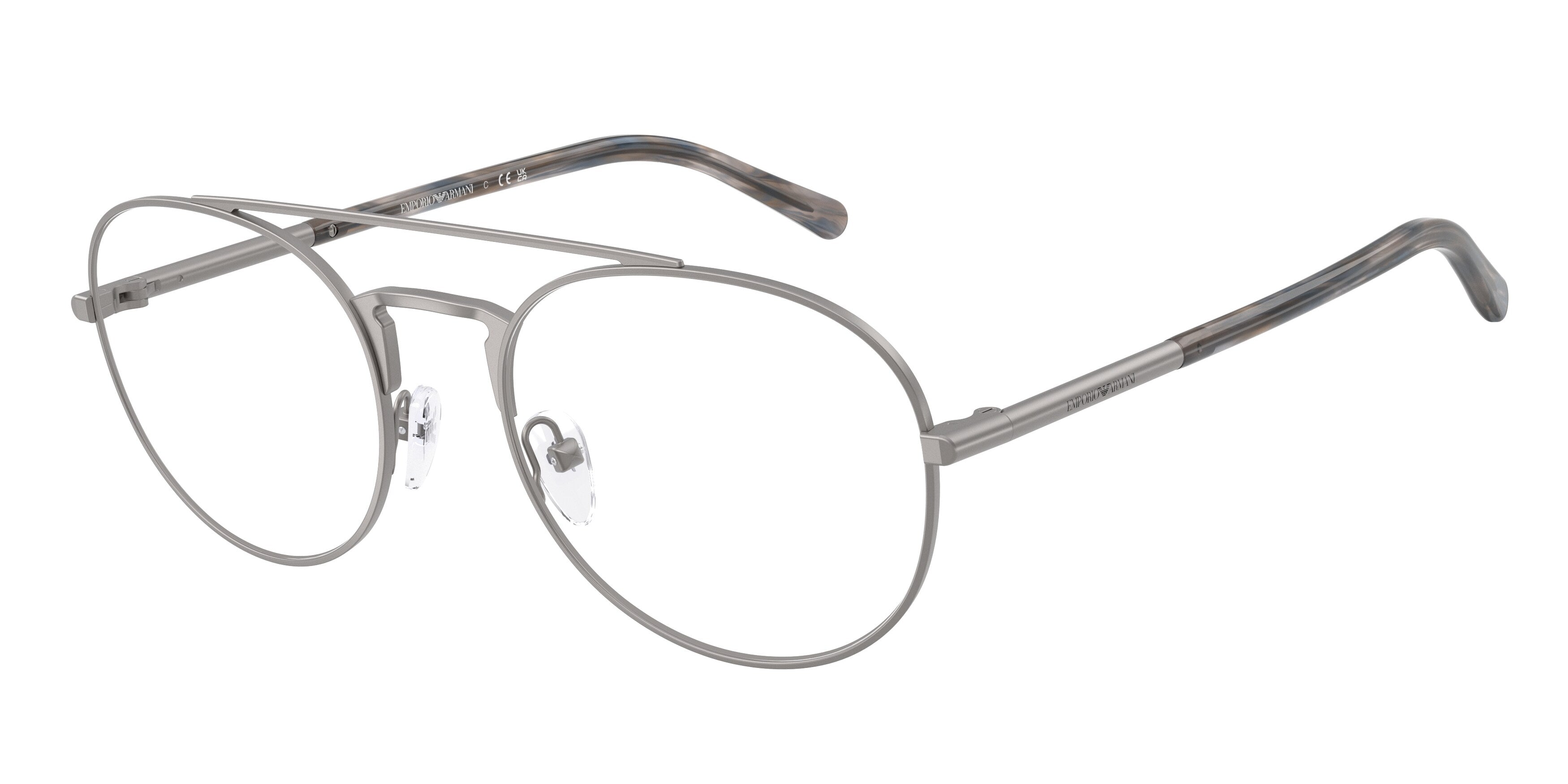 Emporio Armani Uomo Emporio Armani EA1178 3003 Montature da vista Metallo Grigio Pilot Normale Emporio Armani Uomo Emporio Armani EA1178 3003 Montature da vista Metallo Grigio Pilot Normale