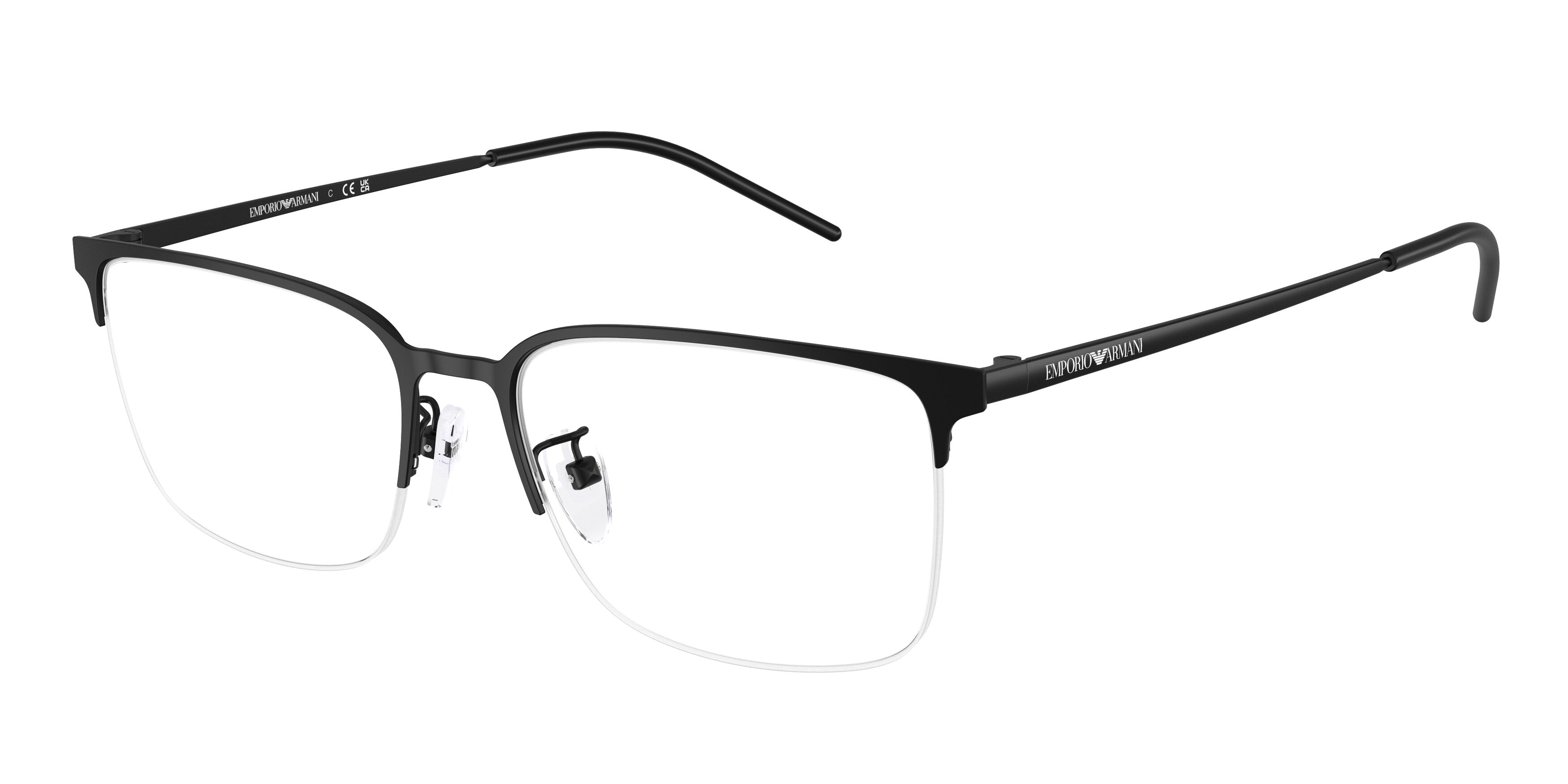 Emporio Armani Uomo Emporio Armani EA1179D 3001 Montature da vista Metallo Nero Geometrica Normale Emporio Armani Uomo Emporio Armani EA1179D 3001 Montature da vista Metallo Nero Geometrica Normale