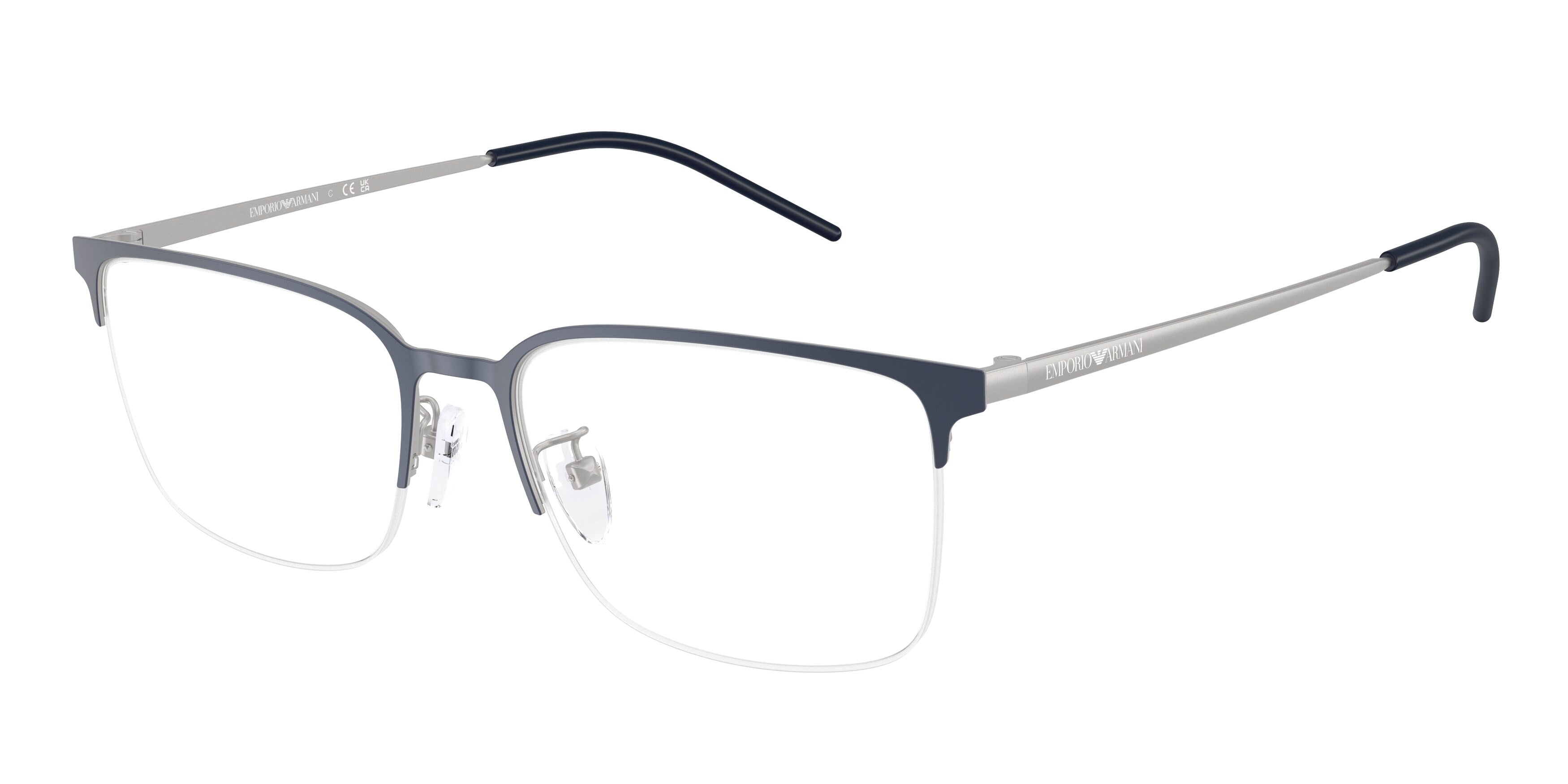 Emporio Armani Uomo Emporio Armani EA1179D 3018 Montature da vista Metallo Blu Geometrica Normale Emporio Armani Uomo Emporio Armani EA1179D 3018 Montature da vista Metallo Blu Geometrica Normale