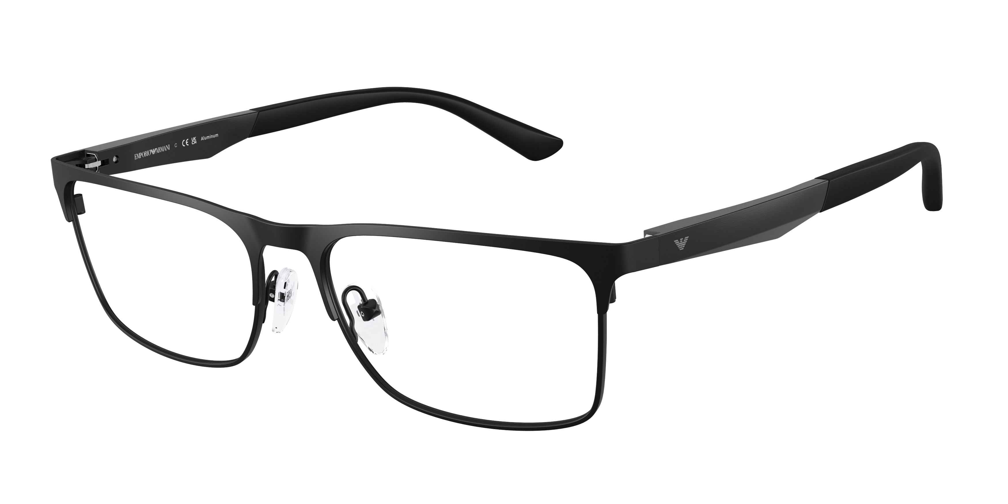 Emporio Armani Uomo Emporio Armani EA1183 3001 Montature da vista Metallo Nero Trasparente Squadrata Normale Emporio Armani Uomo Emporio Armani EA1183 3001 Montature da vista Metallo Nero Trasparente Squadrata Normale
