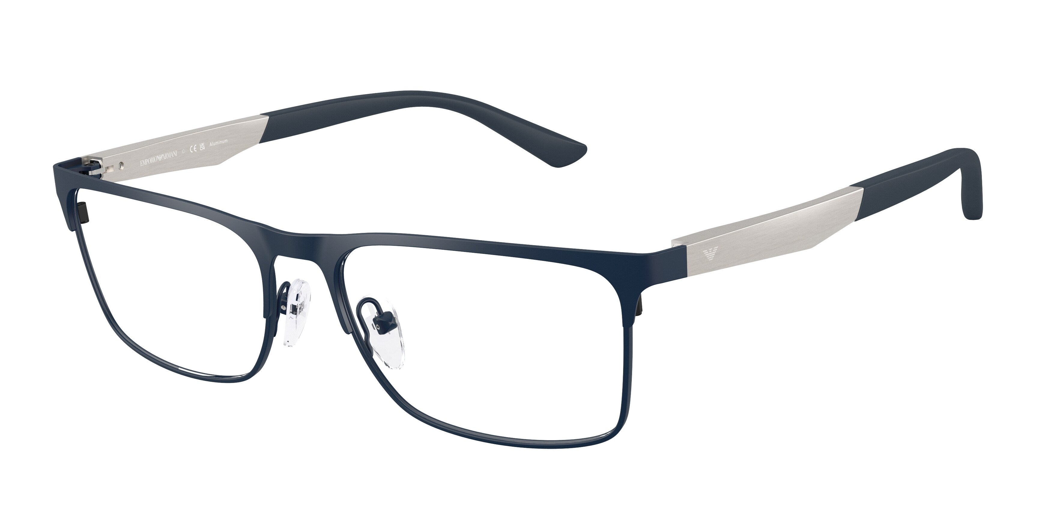 Emporio Armani Uomo Emporio Armani EA1183 3018 Montature da vista Metallo Blu Trasparente Squadrata Normale Emporio Armani Uomo Emporio Armani EA1183 3018 Montature da vista Metallo Blu Trasparente Squadrata Normale