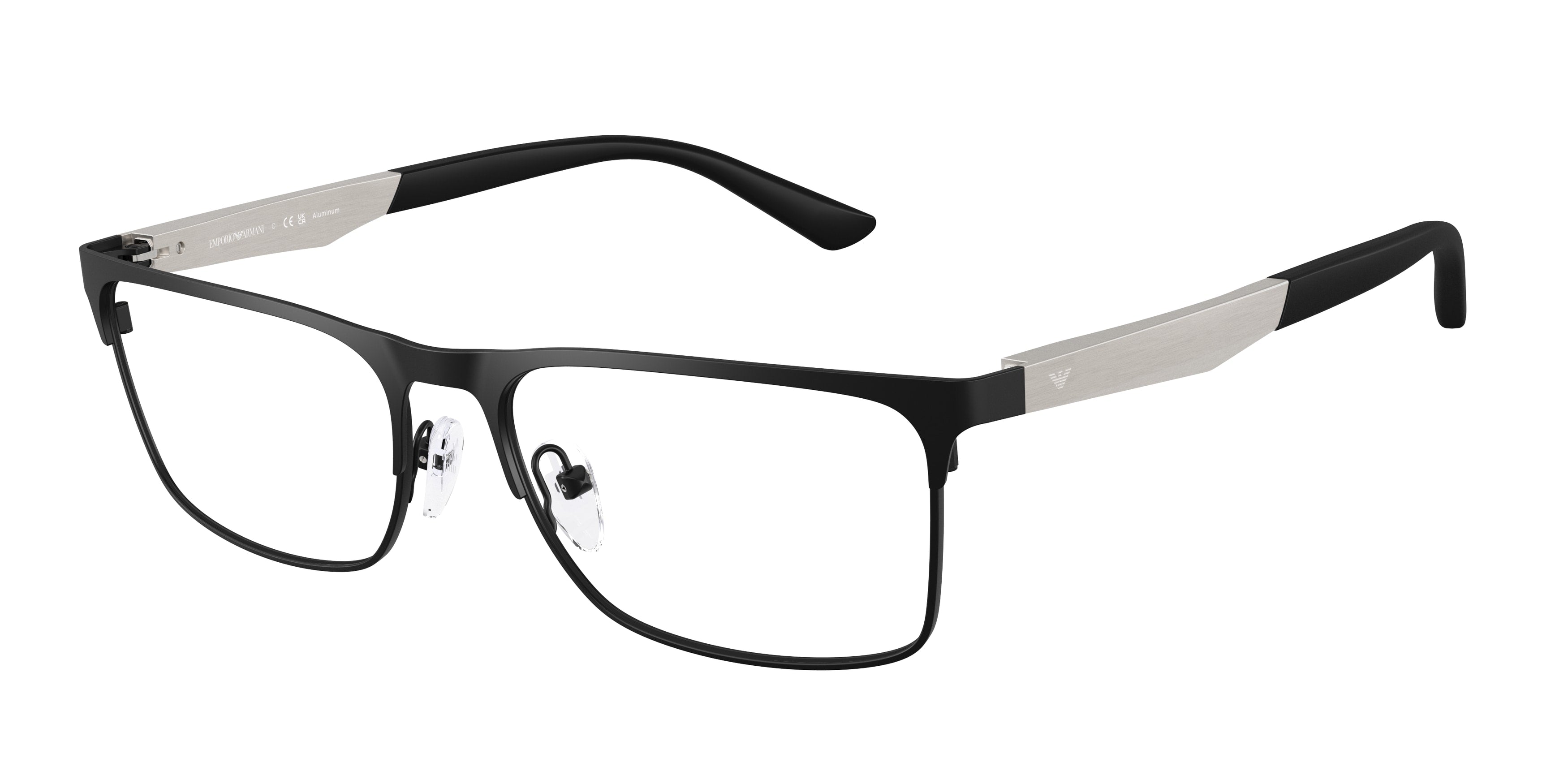 Emporio Armani Uomo Emporio Armani EA1183 3431 Montature da vista Metallo Nero Trasparente Squadrata Normale Emporio Armani Uomo Emporio Armani EA1183 3431 Montature da vista Metallo Nero Trasparente Squadrata Normale