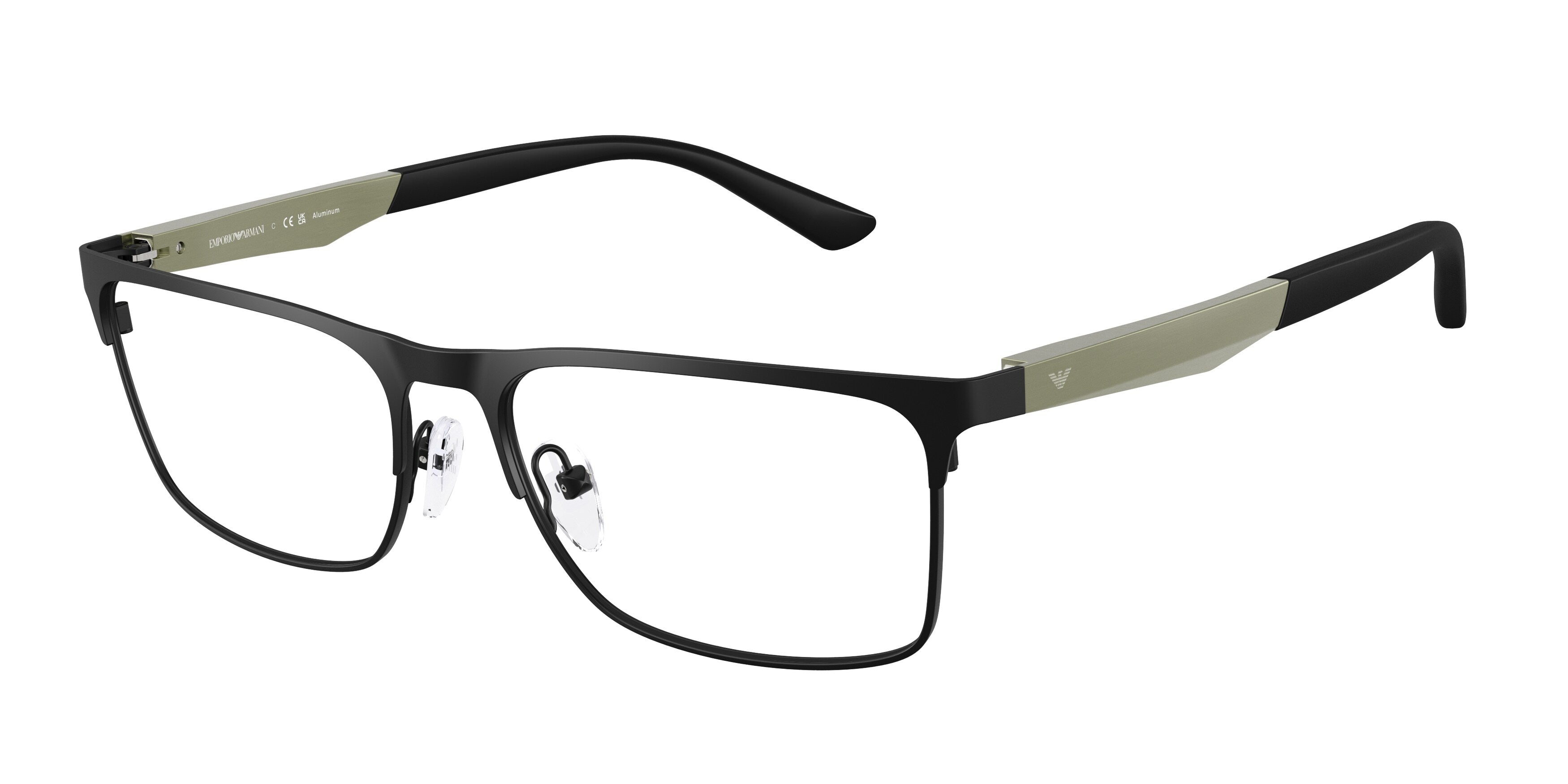 Emporio Armani Uomo Emporio Armani EA1183 3433 Montature da vista Metallo Nero Trasparente Squadrata Normale Emporio Armani Uomo Emporio Armani EA1183 3433 Montature da vista Metallo Nero Trasparente Squadrata Normale