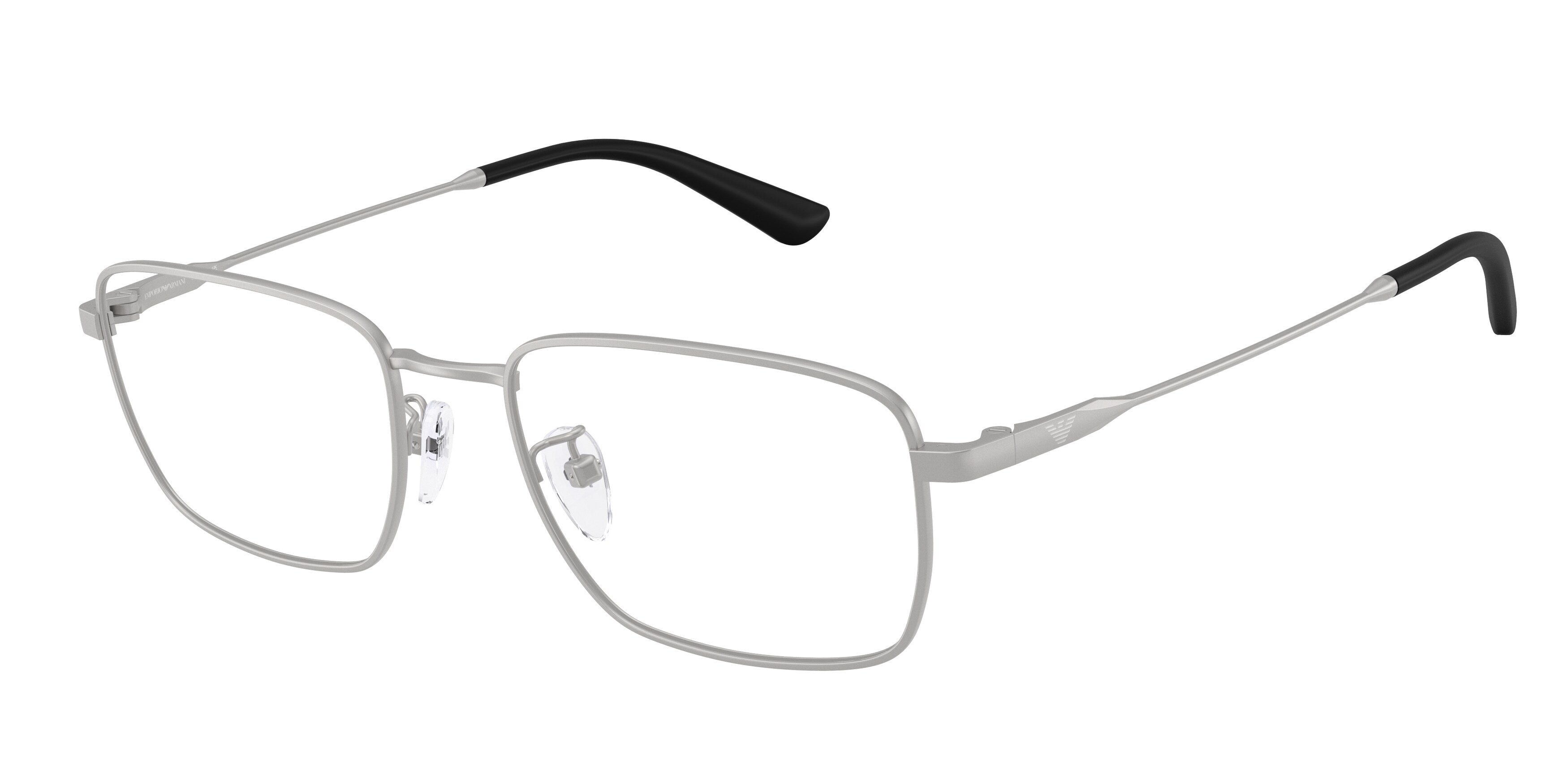Emporio Armani Uomo Emporio Armani EA1188TD 3015 Montature da vista Titanio Argento Trasparente Pillow Normale Emporio Armani Uomo Emporio Armani EA1188TD 3015 Montature da vista Titanio Argento Trasparente Pillow Normale