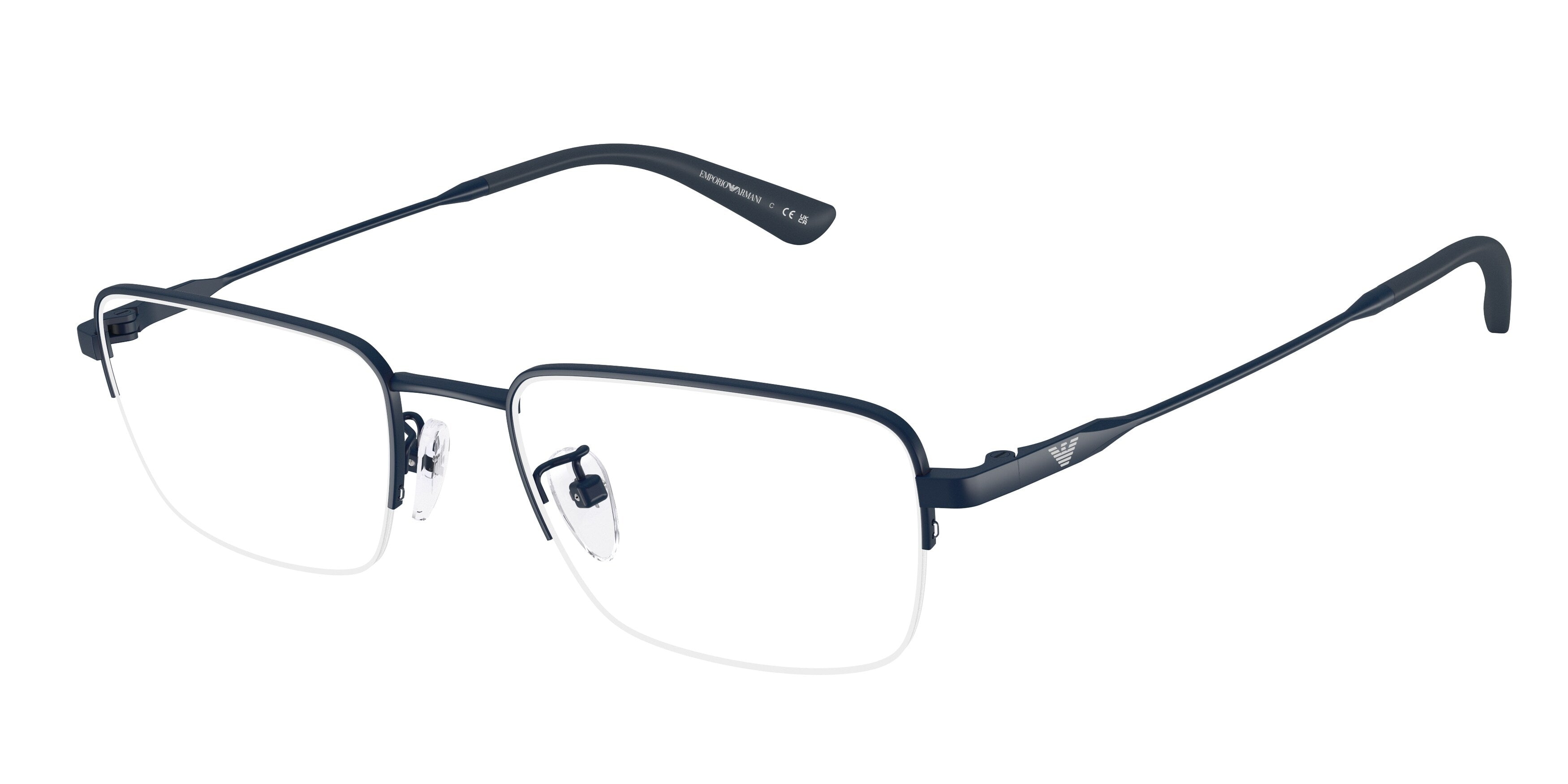 Emporio Armani Uomo Emporio Armani EA1193TD 3018 Montature da vista Titanio Blu Trasparente Squadrata Normale Emporio Armani Uomo Emporio Armani EA1193TD 3018 Montature da vista Titanio Blu Trasparente Squadrata Normale