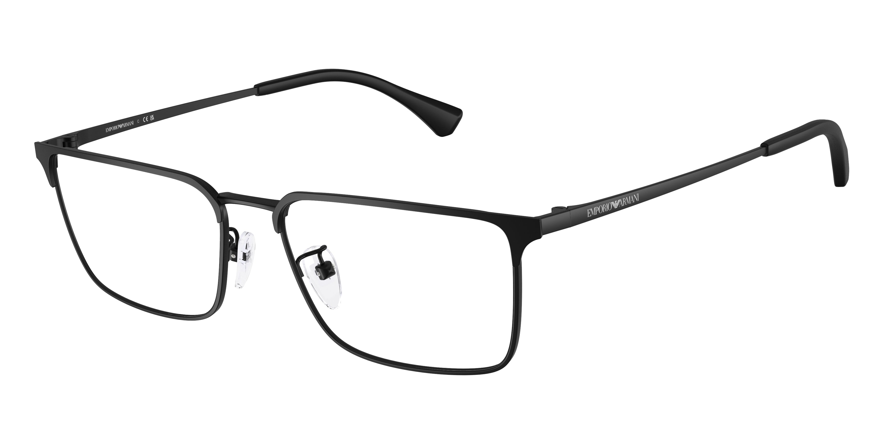 Emporio Armani Uomo Emporio Armani EA1197D 3001 Montature da vista Metallo Nero Trasparente Squadrata Normale Emporio Armani Uomo Emporio Armani EA1197D 3001 Montature da vista Metallo Nero Trasparente Squadrata Normale