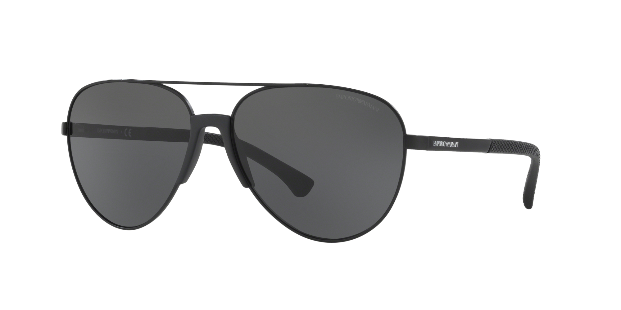 Emporio Armani Uomo Emporio Armani EA2059 320387 Occhiali da sole Metallo Nero Grigio Pilot Normale Emporio Armani Uomo Emporio Armani EA2059 320387 Occhiali da sole Metallo Nero Grigio Pilot Normale