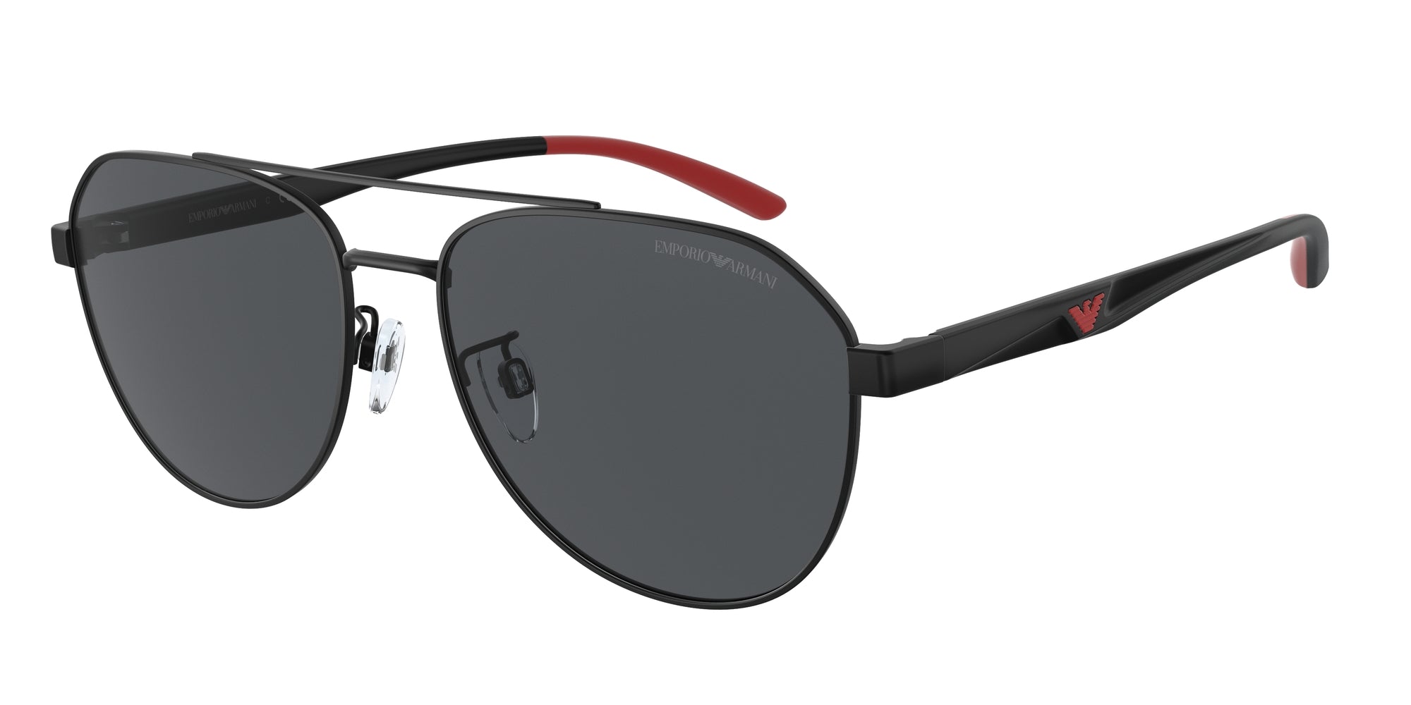 Emporio Armani Uomo Emporio Armani EA2129D 300187 Occhiali da sole Metallo Nero Grigio Pilot Normale Emporio Armani Uomo Emporio Armani EA2129D 300187 Occhiali da sole Metallo Nero Grigio Pilot Normale