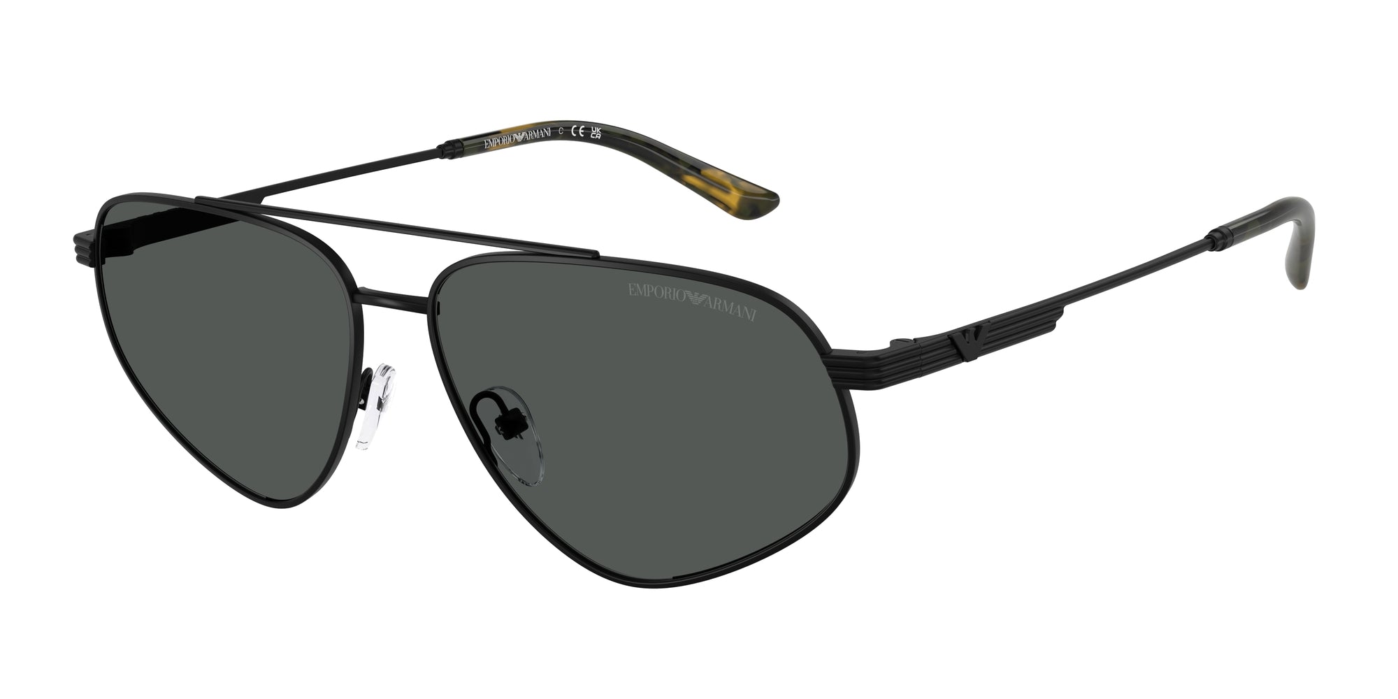 Emporio Armani Uomo Emporio Armani EA2156 300187 Occhiali da sole Metallo Nero Grigio Pilot Normale Emporio Armani Uomo Emporio Armani EA2156 300187 Occhiali da sole Metallo Nero Grigio Pilot Normale
