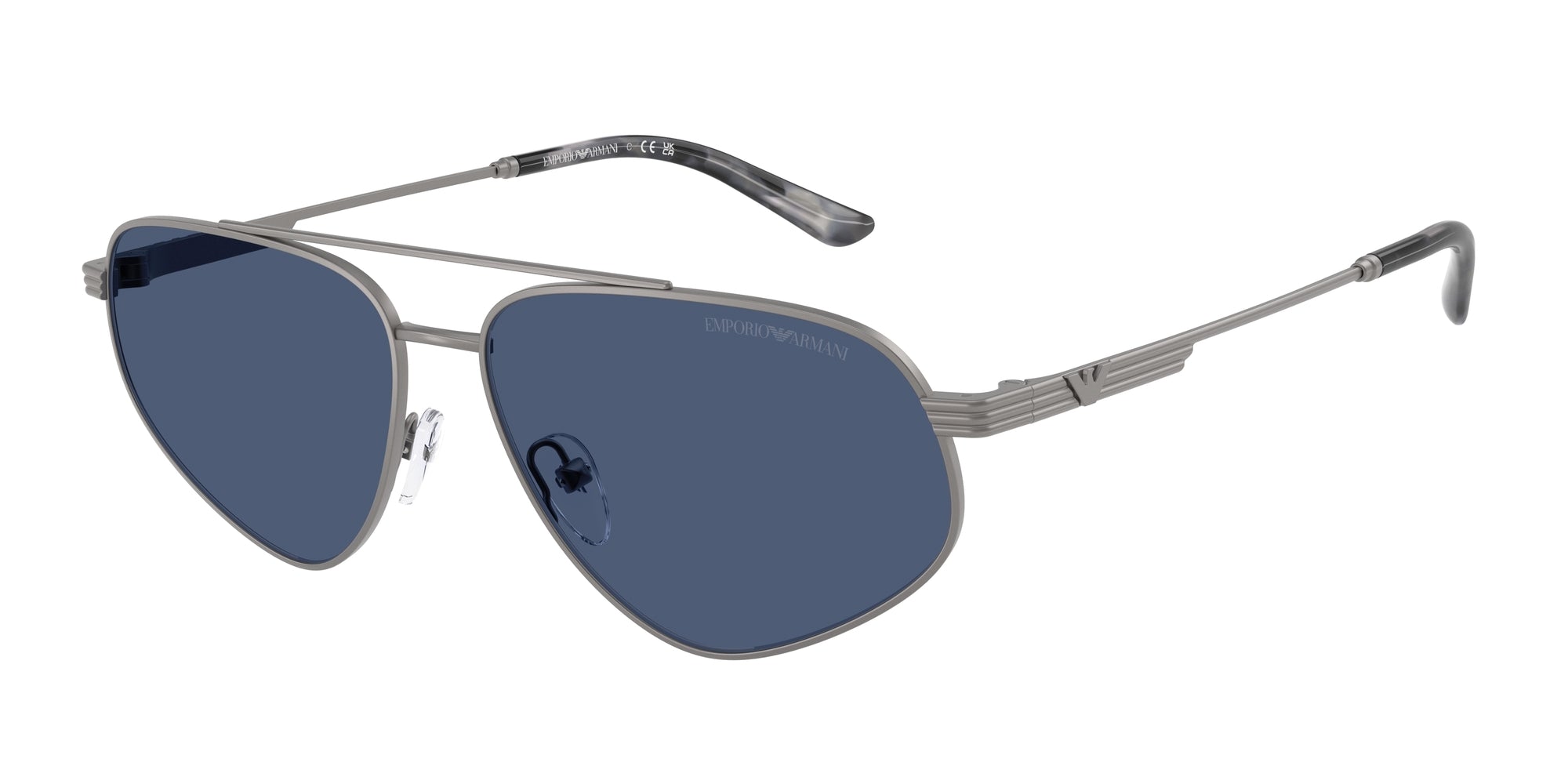 Emporio Armani Uomo Emporio Armani EA2156 300380 Occhiali da sole Metallo Grigio Blu Pilot Normale Emporio Armani Uomo Emporio Armani EA2156 300380 Occhiali da sole Metallo Grigio Blu Pilot Normale