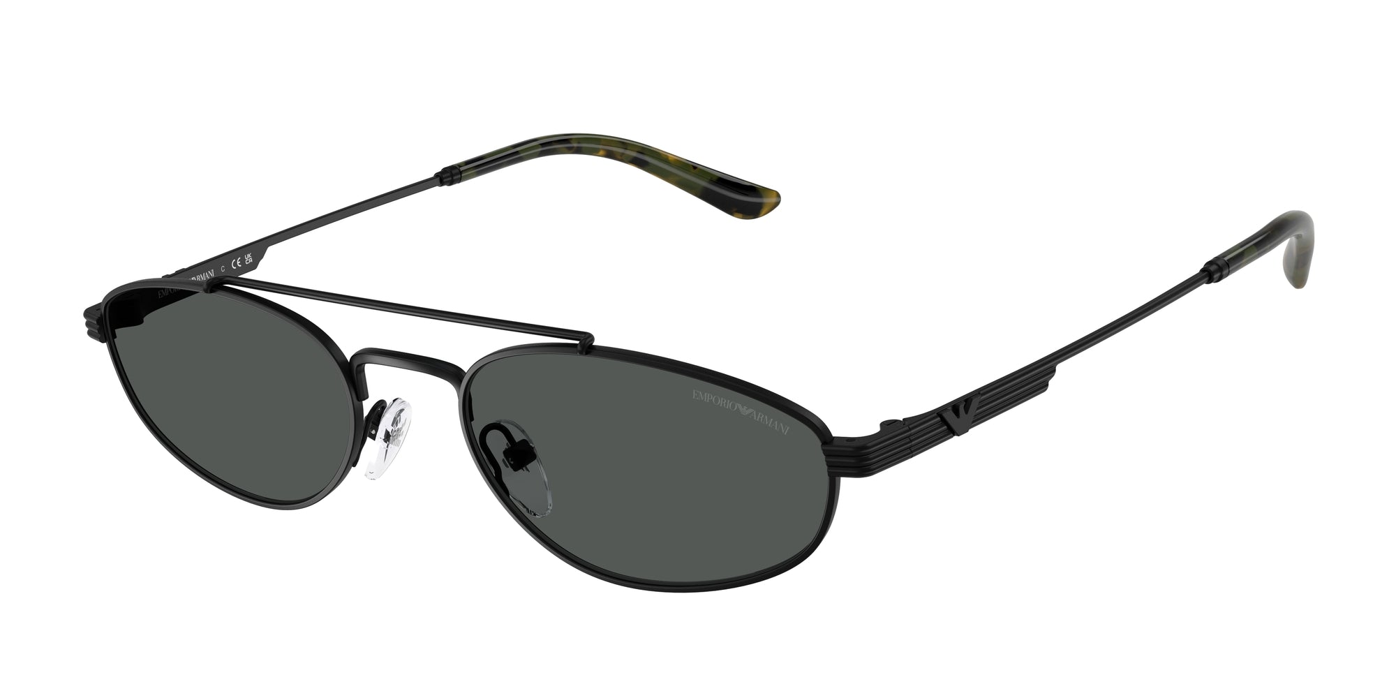 Emporio Armani Uomo Emporio Armani EA2157 300187 Occhiali da sole Metallo Nero Grigio Pilot Normale Emporio Armani Uomo Emporio Armani EA2157 300187 Occhiali da sole Metallo Nero Grigio Pilot Normale