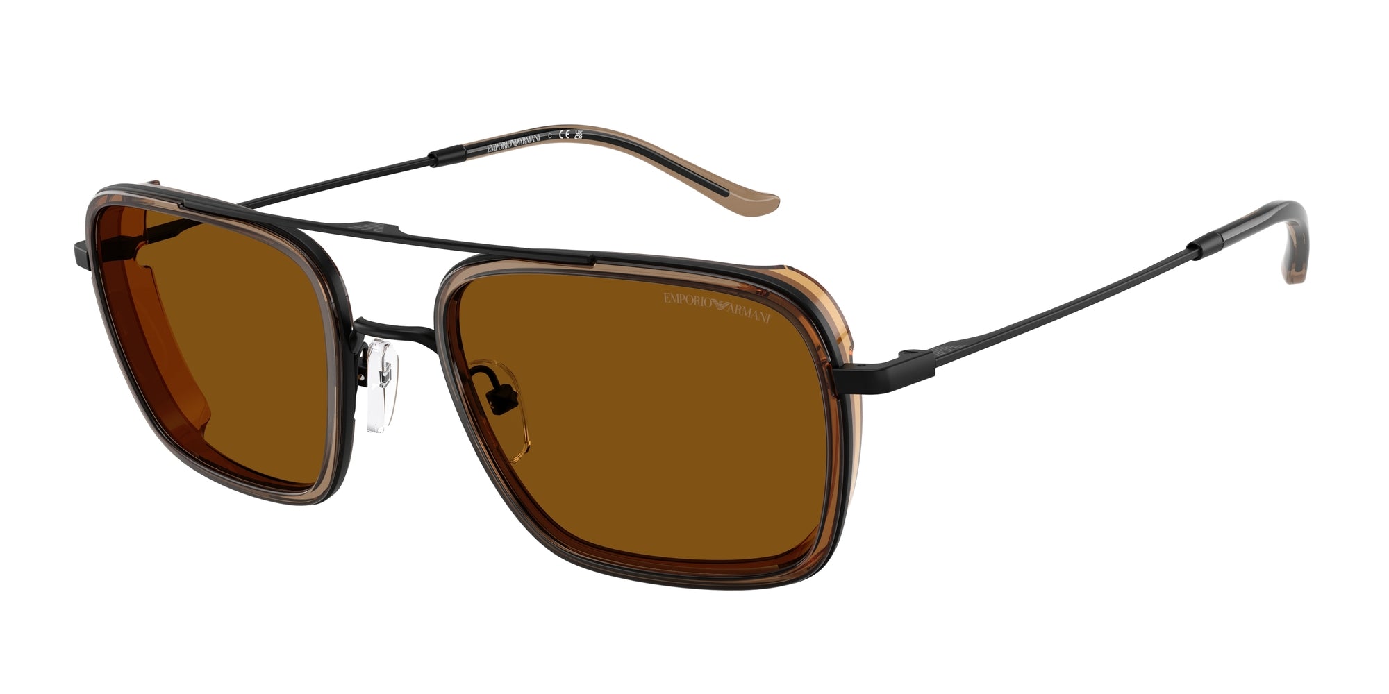 Emporio Armani Uomo Emporio Armani EA2162 300163 Occhiali da sole Metallo Nero Bronzo Squadrata Normale Emporio Armani Uomo Emporio Armani EA2162 300163 Occhiali da sole Metallo Nero Bronzo Squadrata Normale