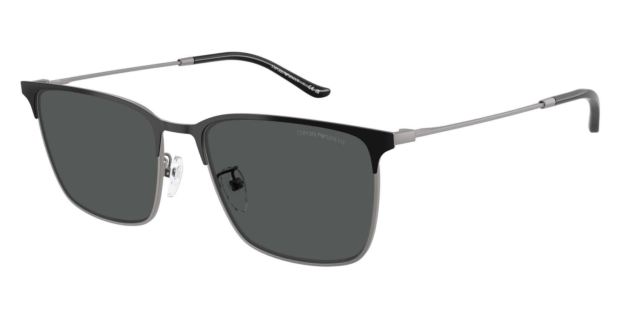 Emporio Armani Uomo Emporio Armani EA2164D 300187 Occhiali da sole Metallo Grigio Grigio Squadrata Normale Emporio Armani Uomo Emporio Armani EA2164D 300187 Occhiali da sole Metallo Grigio Grigio Squadrata Normale