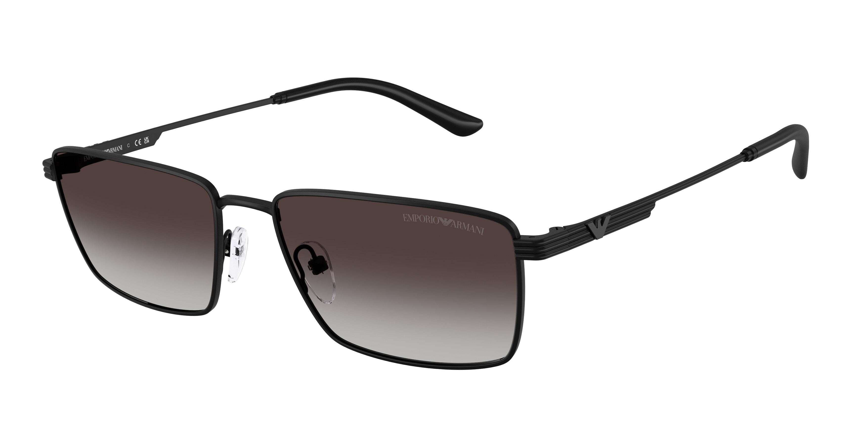 Emporio Armani Uomo Emporio Armani EA2169 30018G Occhiali da sole Metallo Nero Grigio Squadrata Normale Sfumato Emporio Armani Uomo Emporio Armani EA2169 30018G Occhiali da sole Metallo Nero Grigio Squadrata Normale Sfumato