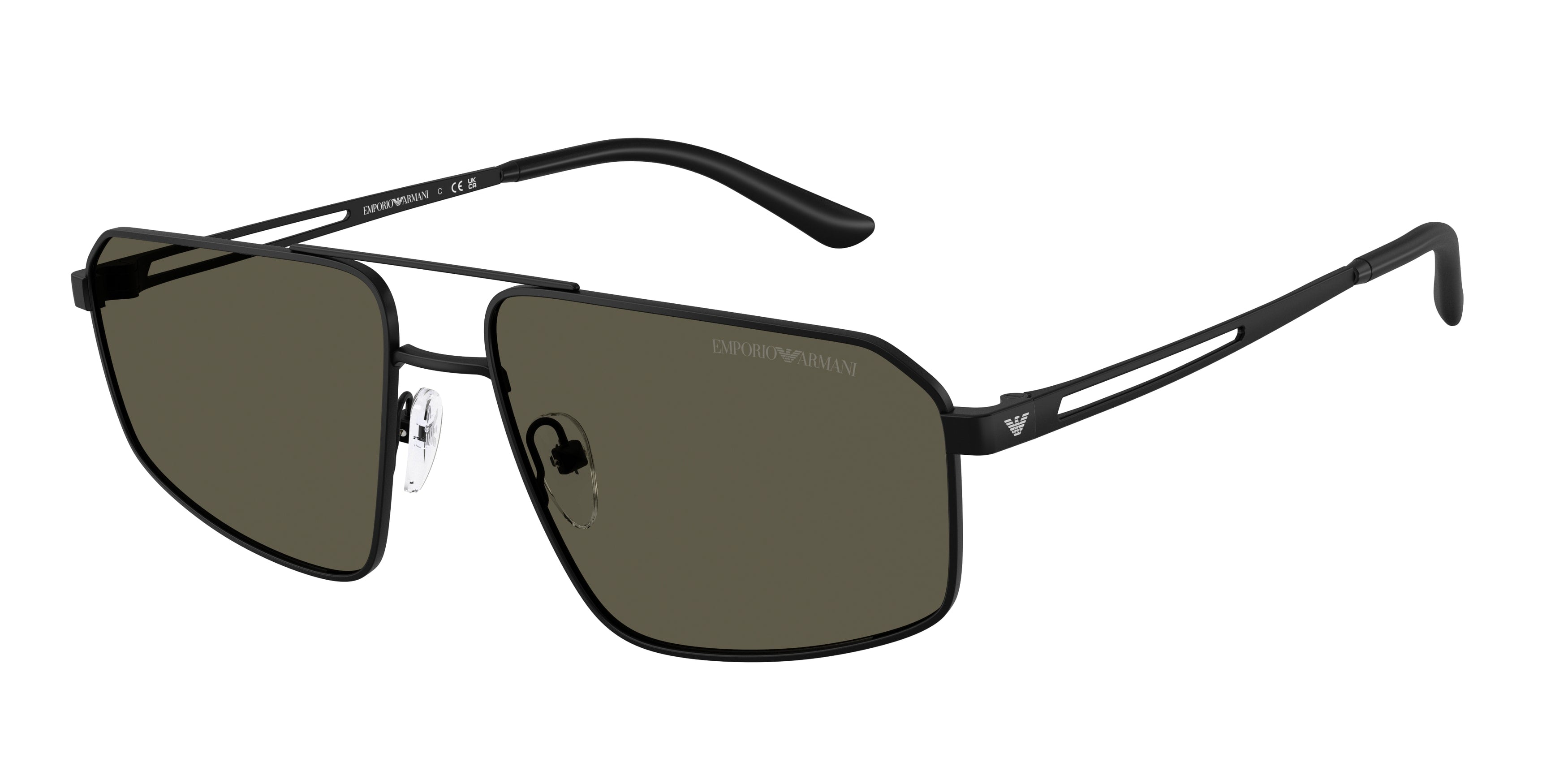 Emporio Armani Uomo Emporio Armani EA2173 300187 Occhiali da sole Metallo Nero Grigio Pilot Normale Emporio Armani Uomo Emporio Armani EA2173 300187 Occhiali da sole Metallo Nero Grigio Pilot Normale