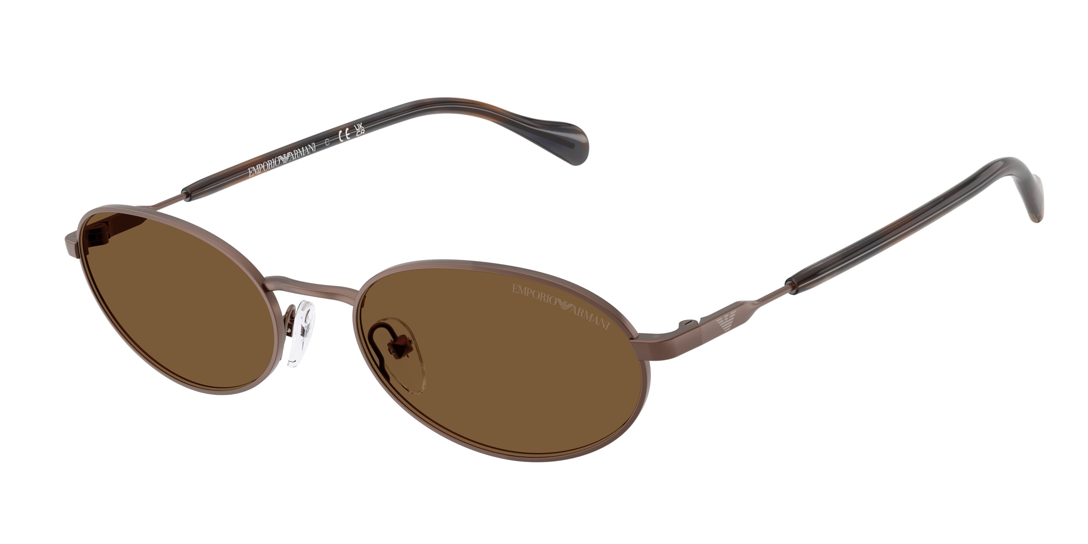 Emporio Armani Uomo Emporio Armani EA2175 300693 Occhiali da sole Metallo Bronzo Marrone Rotonda Normale Emporio Armani Uomo Emporio Armani EA2175 300693 Occhiali da sole Metallo Bronzo Marrone Rotonda Normale