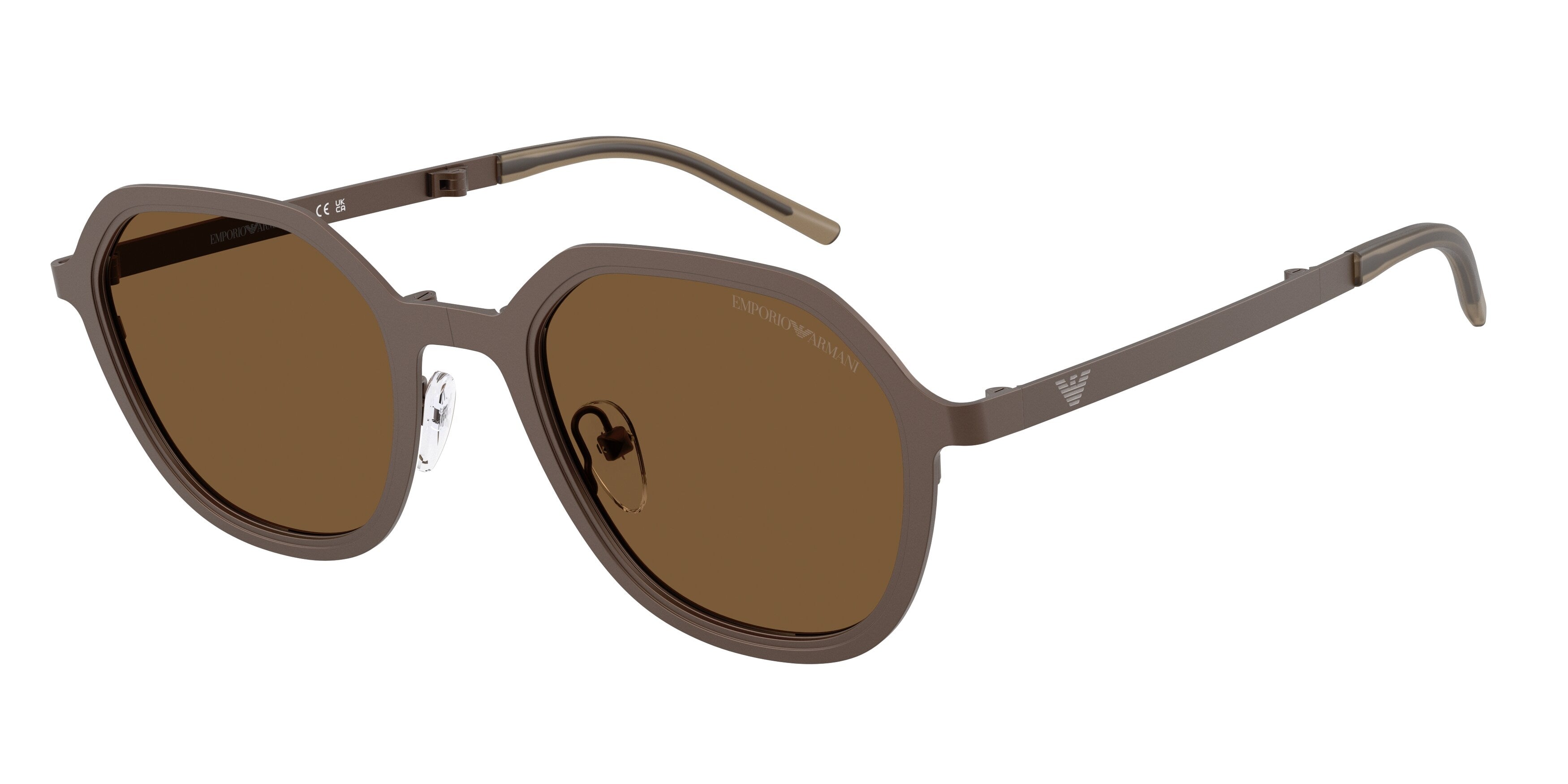 Emporio Armani Uomo Emporio Armani EA2176 300693 Occhiali da sole Metallo Bronzo Marrone Geometrica Normale Emporio Armani Uomo Emporio Armani EA2176 300693 Occhiali da sole Metallo Bronzo Marrone Geometrica Normale