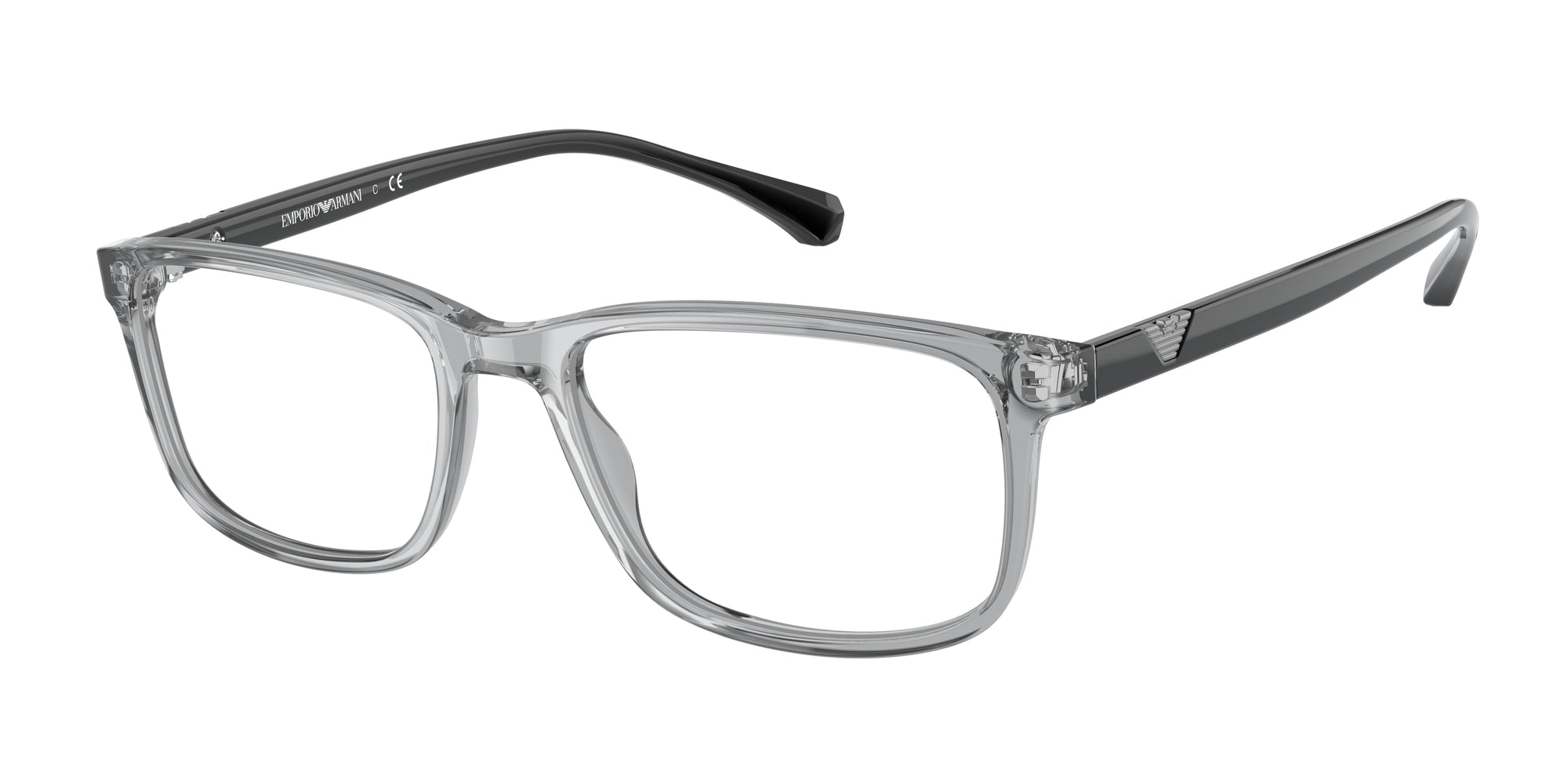 Emporio Armani Uomo Emporio Armani EA3098 5029 Montature da vista Acetato Grigio Squadrata Normale Emporio Armani Uomo Emporio Armani EA3098 5029 Montature da vista Acetato Grigio Squadrata Normale