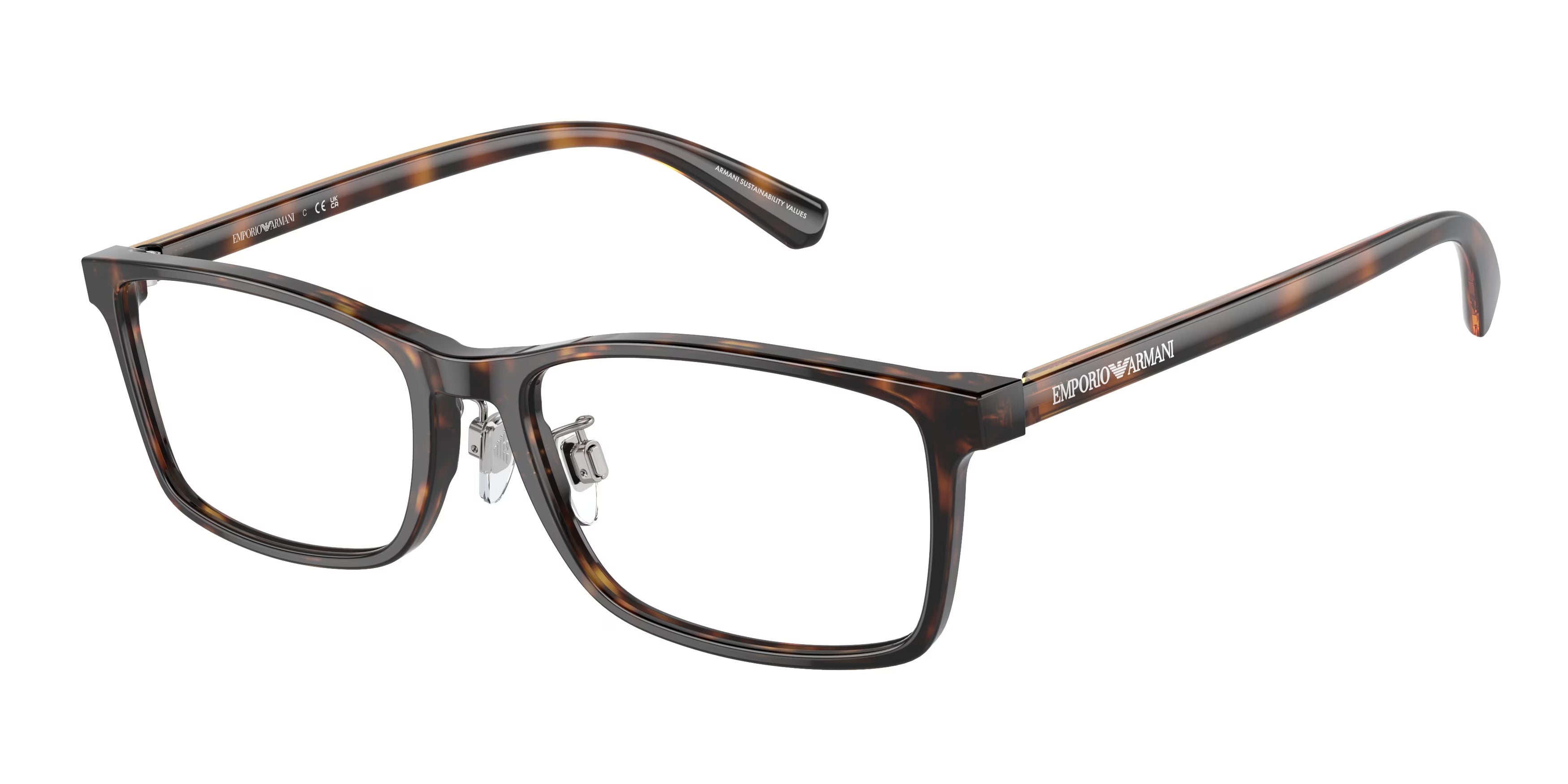 Emporio Armani Uomo Emporio Armani EA3145D 5026 Montature da vista Acetato Tartaruga Pillow Normale Emporio Armani Uomo Emporio Armani EA3145D 5026 Montature da vista Acetato Tartaruga Pillow Normale