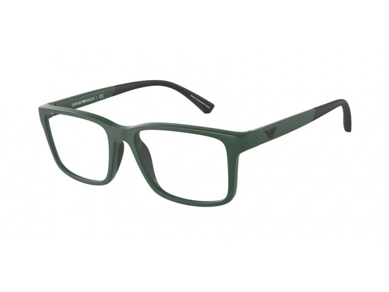 Emporio Armani Uomo Emporio Armani EA3203 5058 Montature da vista Plastica Verde Squadrata