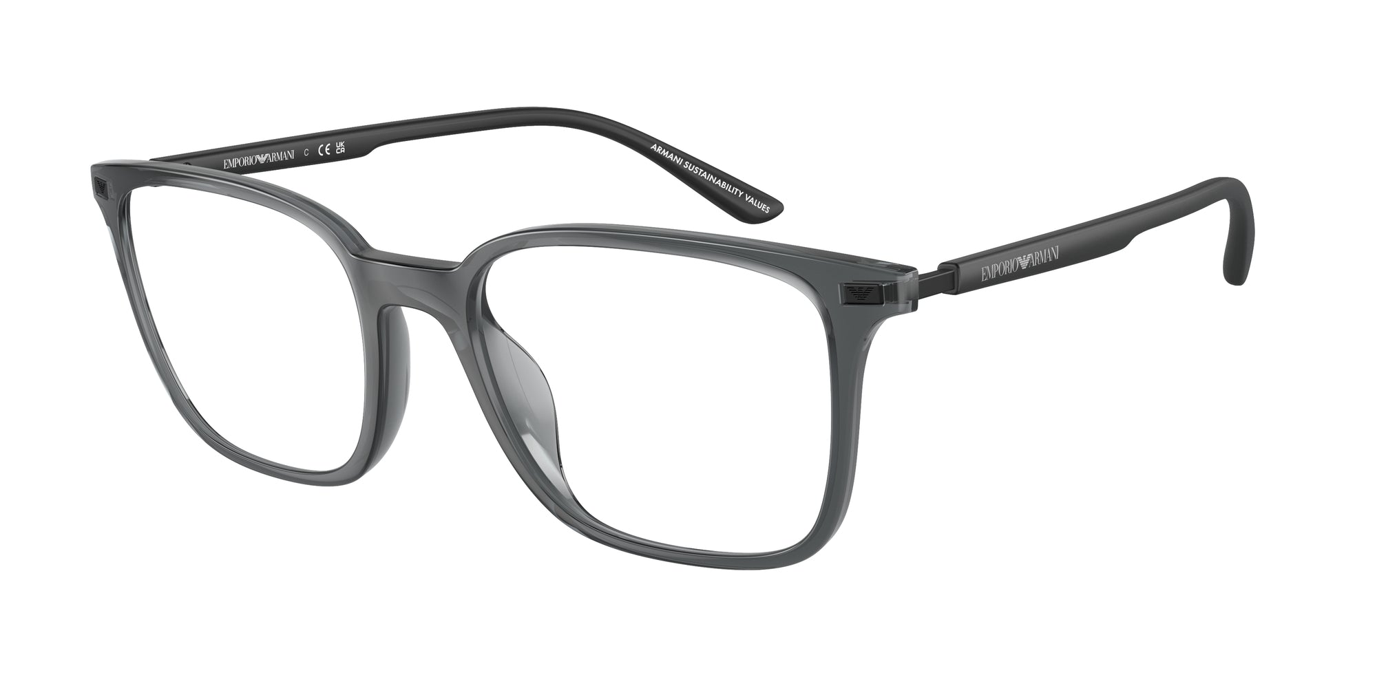 Emporio Armani Uomo Emporio Armani EA3242U 6106 Montature da vista Iniettato Grigio Squadrata Normale Emporio Armani Uomo Emporio Armani EA3242U 6106 Montature da vista Iniettato Grigio Squadrata Normale