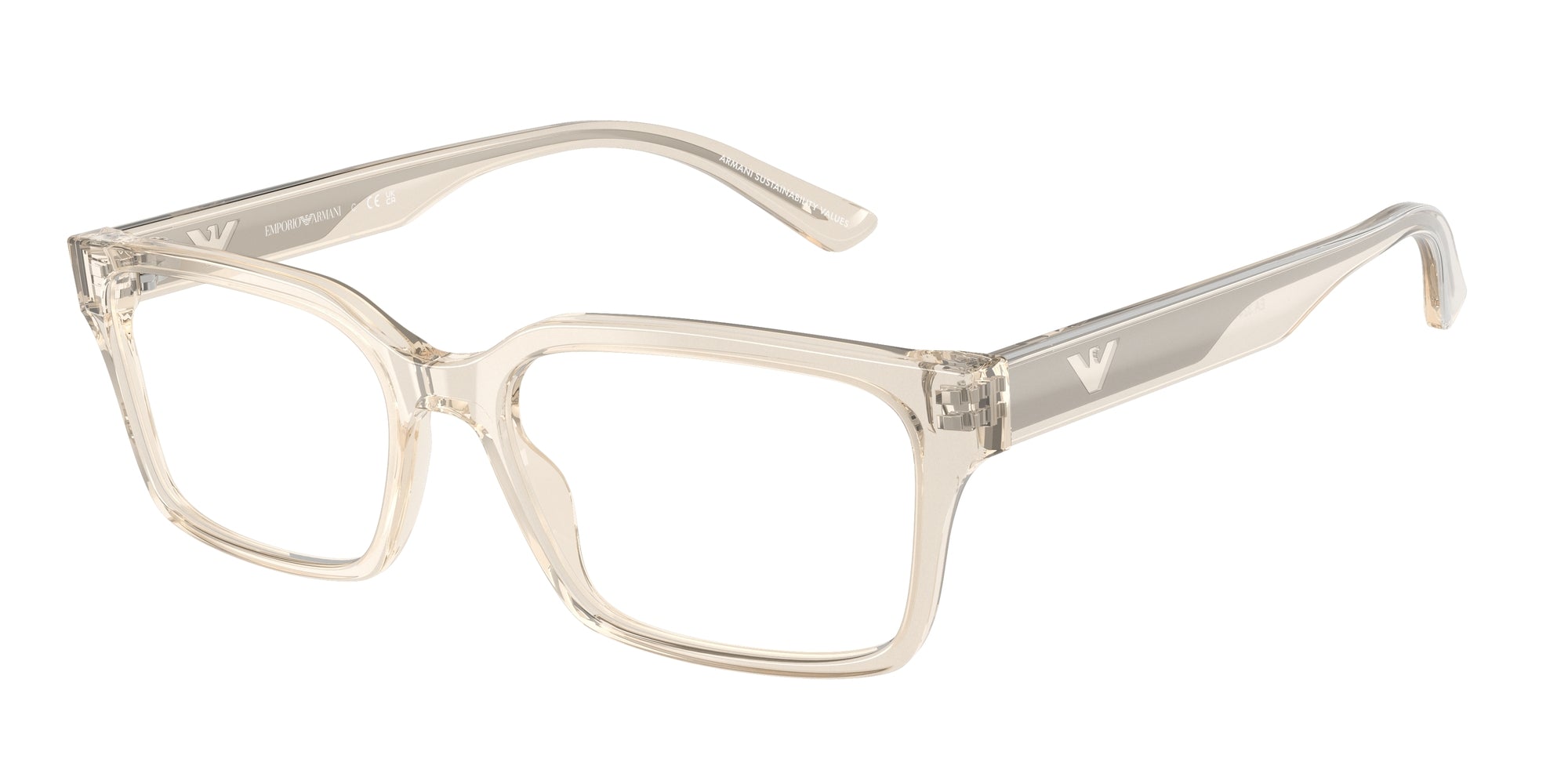 Emporio Armani Uomo Emporio Armani EA3244 6179 Montature da vista Acetato Trasparente Squadrata Normale Emporio Armani Uomo Emporio Armani EA3244 6179 Montature da vista Acetato Trasparente Squadrata Normale