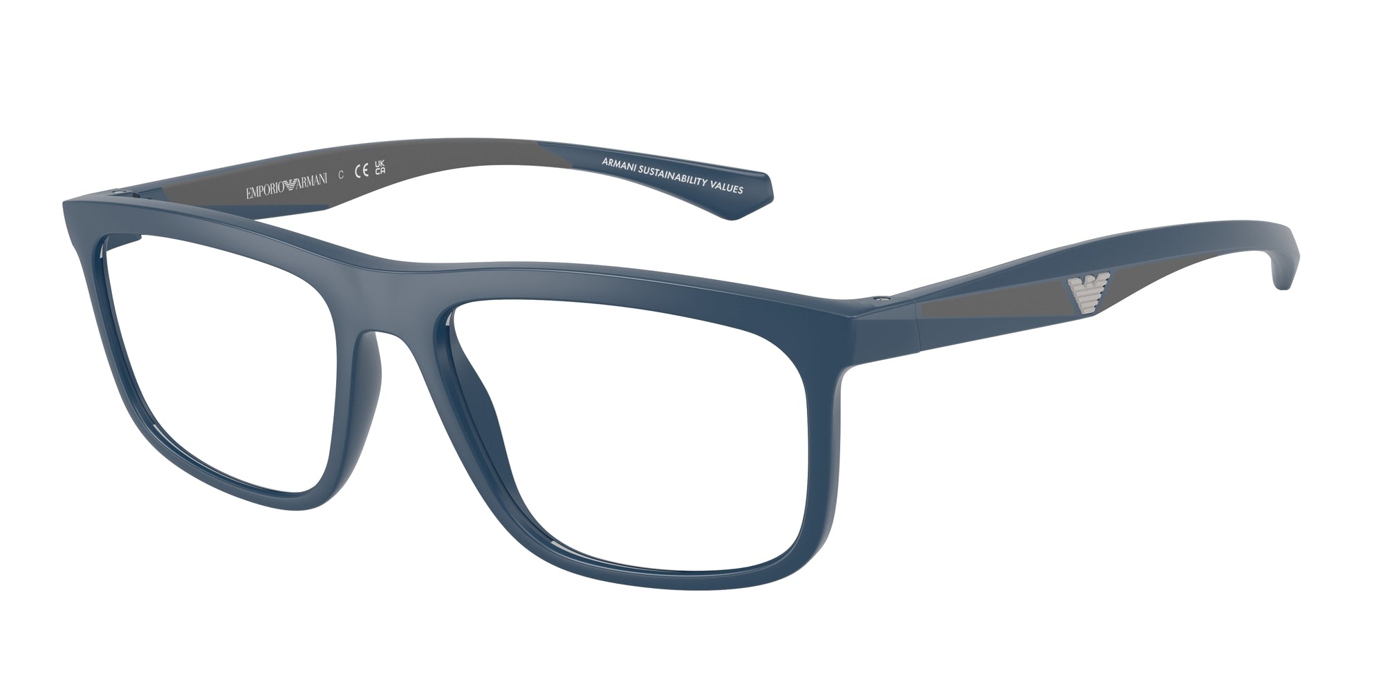 Emporio Armani Uomo Emporio Armani EA3246 6185 Montature da vista Iniettato Blu Squadrata Normale Emporio Armani Uomo Emporio Armani EA3246 6185 Montature da vista Iniettato Blu Squadrata Normale