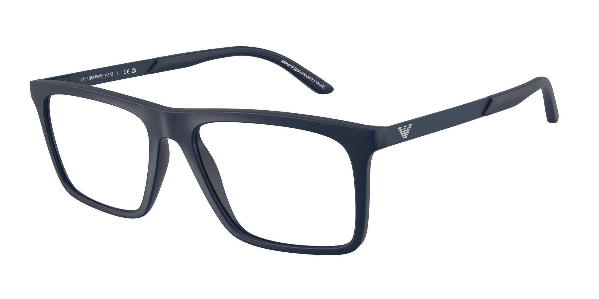 Emporio Armani Uomo Emporio Armani EA3253 6244 Montature da vista Iniettato Blu Squadrata Normale Emporio Armani Uomo Emporio Armani EA3253 6244 Montature da vista Iniettato Blu Squadrata Normale